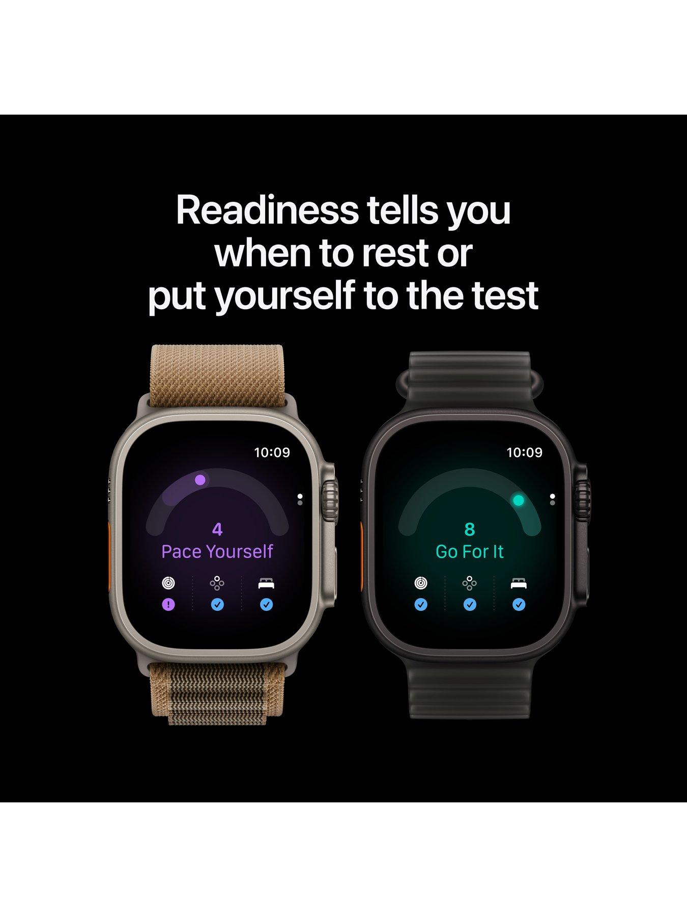 Image 3 of 7 of Apple Watch Ultra 4 (GPS + Cellular) 49mm Black Titanium Case with Black Titanium Milanese Loop - Large