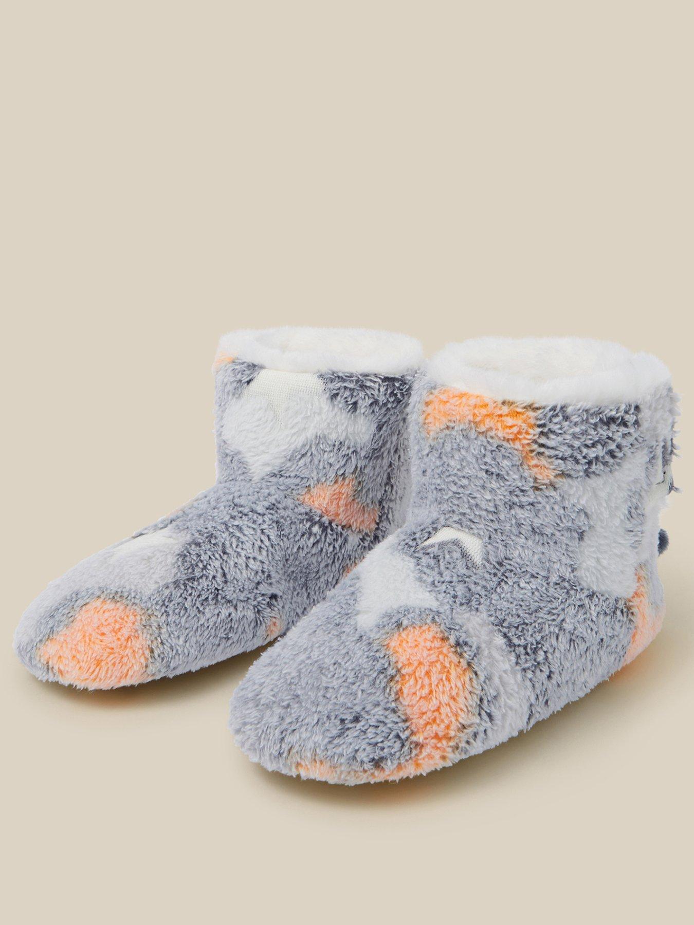 Image 2 of 3 of Monsoon Boys Glow In The Dark Dino Ankle Slippers - Multi
