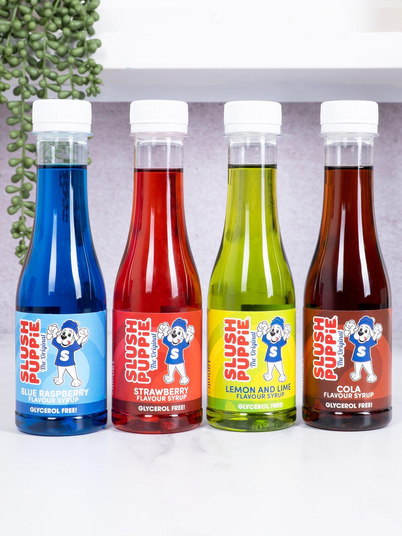Image 1 of 4 of Slush Puppie Slush Puppie Orig 4x180ml Syrup Set-blr/strw/c/ll
