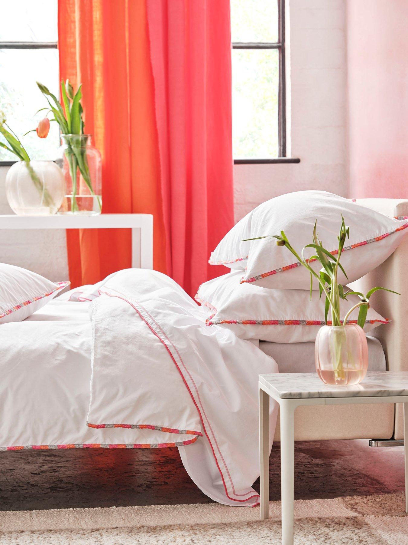 Image 1 of 5 of Designers Guild Burlington Fringe Quilt Set
