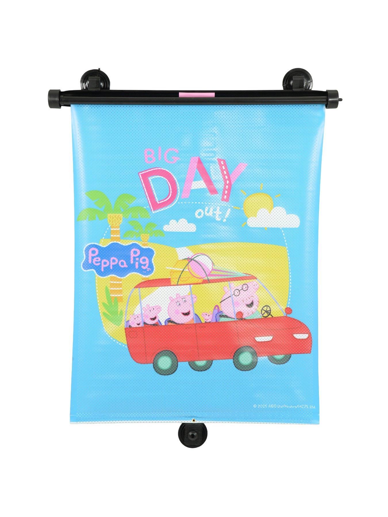 Image 2 of 7 of Peppa Pig Backseat Essentials Bundle - Roller Blind, Seat Belt Cover and Seat Organiser