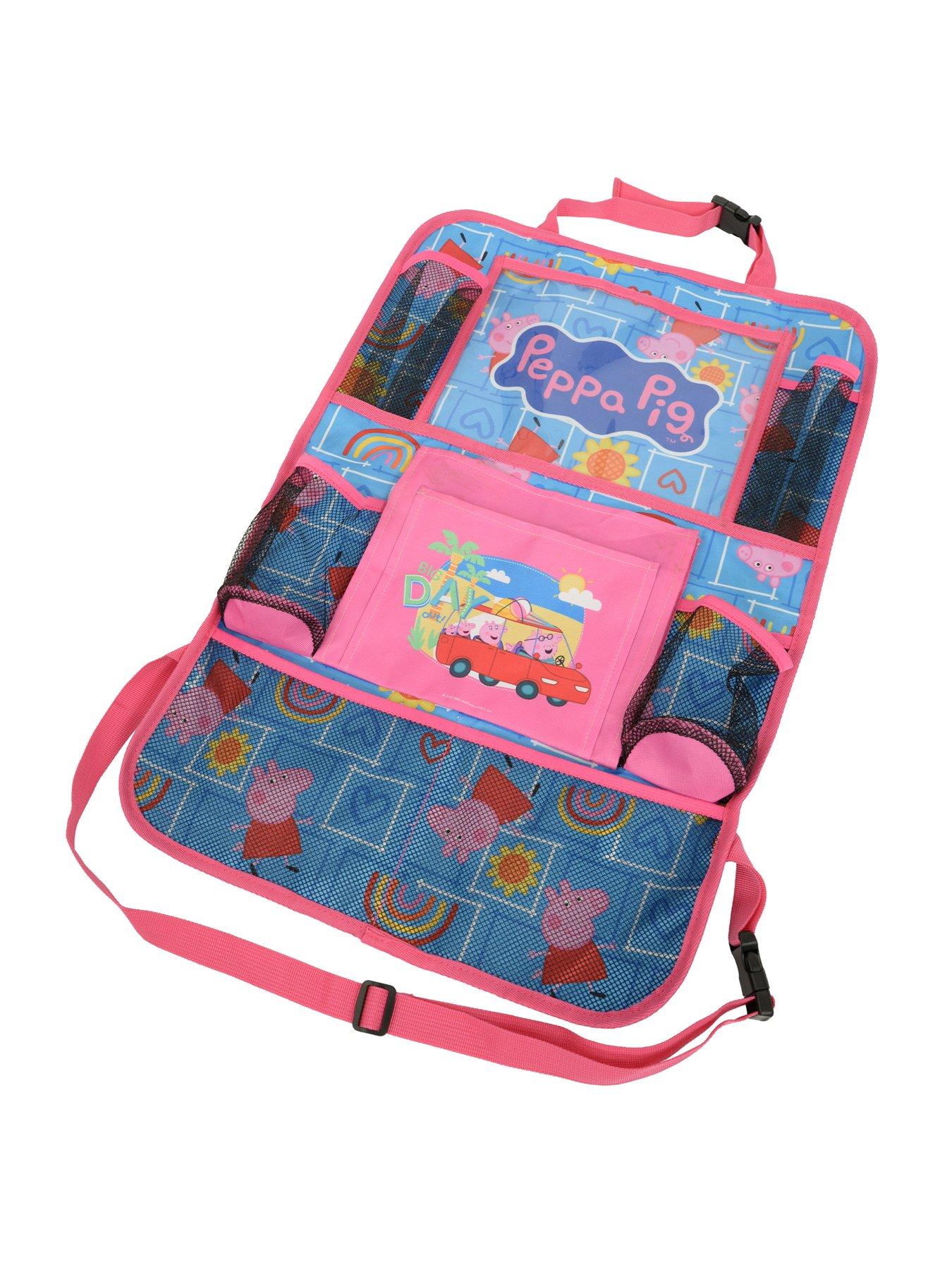 Image 4 of 7 of Peppa Pig Backseat Essentials Bundle - Roller Blind, Seat Belt Cover and Seat Organiser