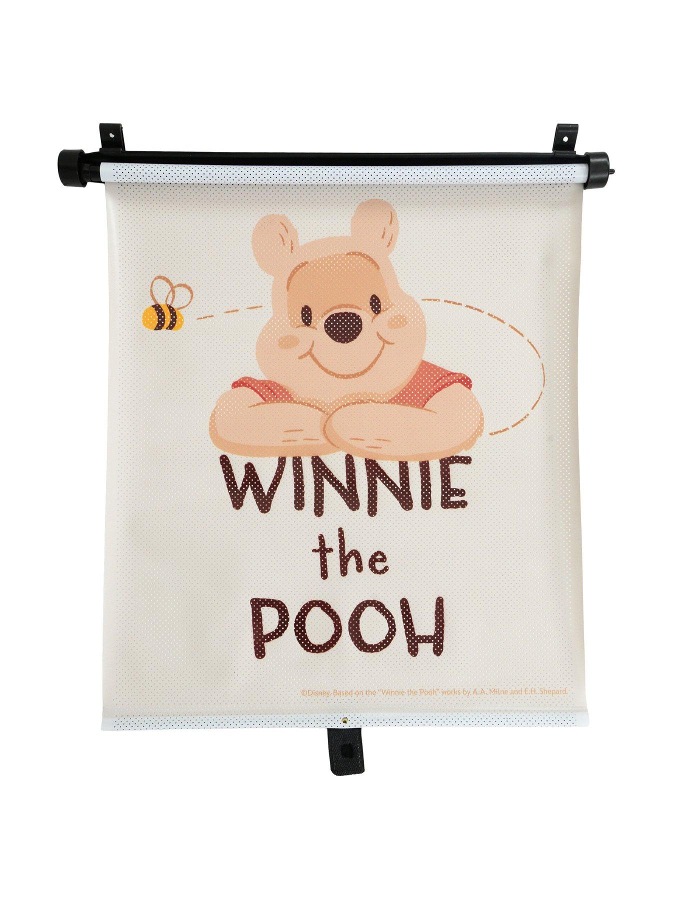 Image 2 of 7 of Winnie The Pooh Winnie The Pooh Backseat Essentials - Roller Blind, Seat Belt Cover and Seat Organiser