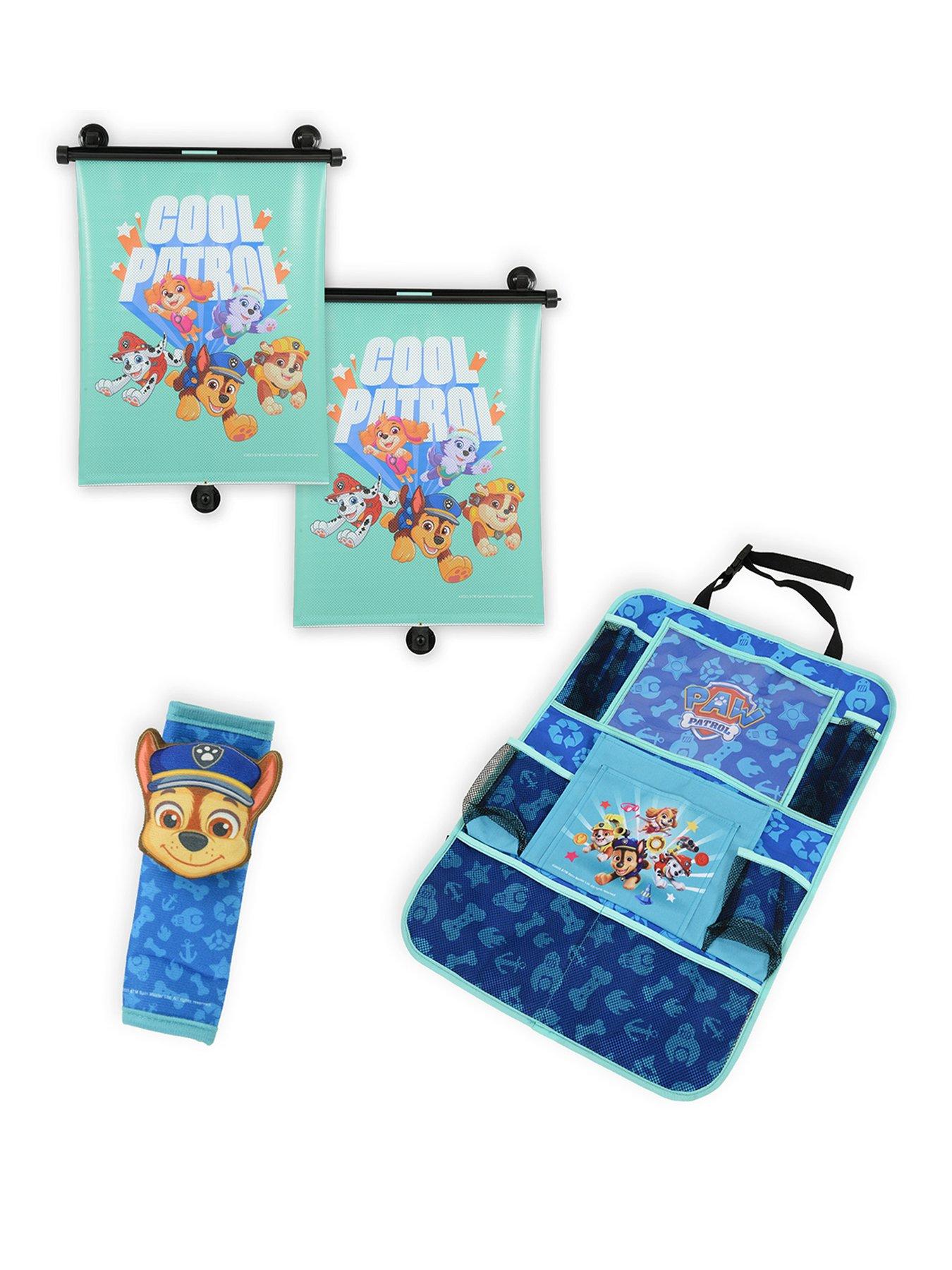 Image 1 of 7 of Paw Patrol Paw Patrol Backseat Essentials- Roller Blind, Seat Belt Cover and Seat Organiser