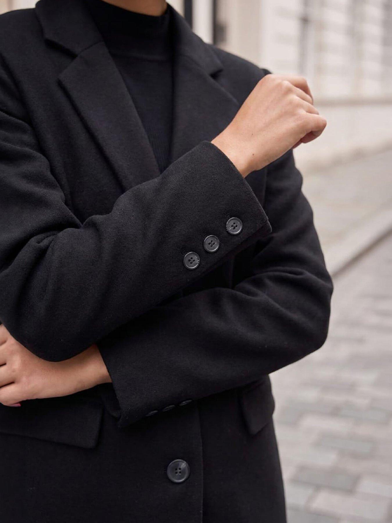 Image 2 of 4 of Roman Tailored Single Breasted Coat