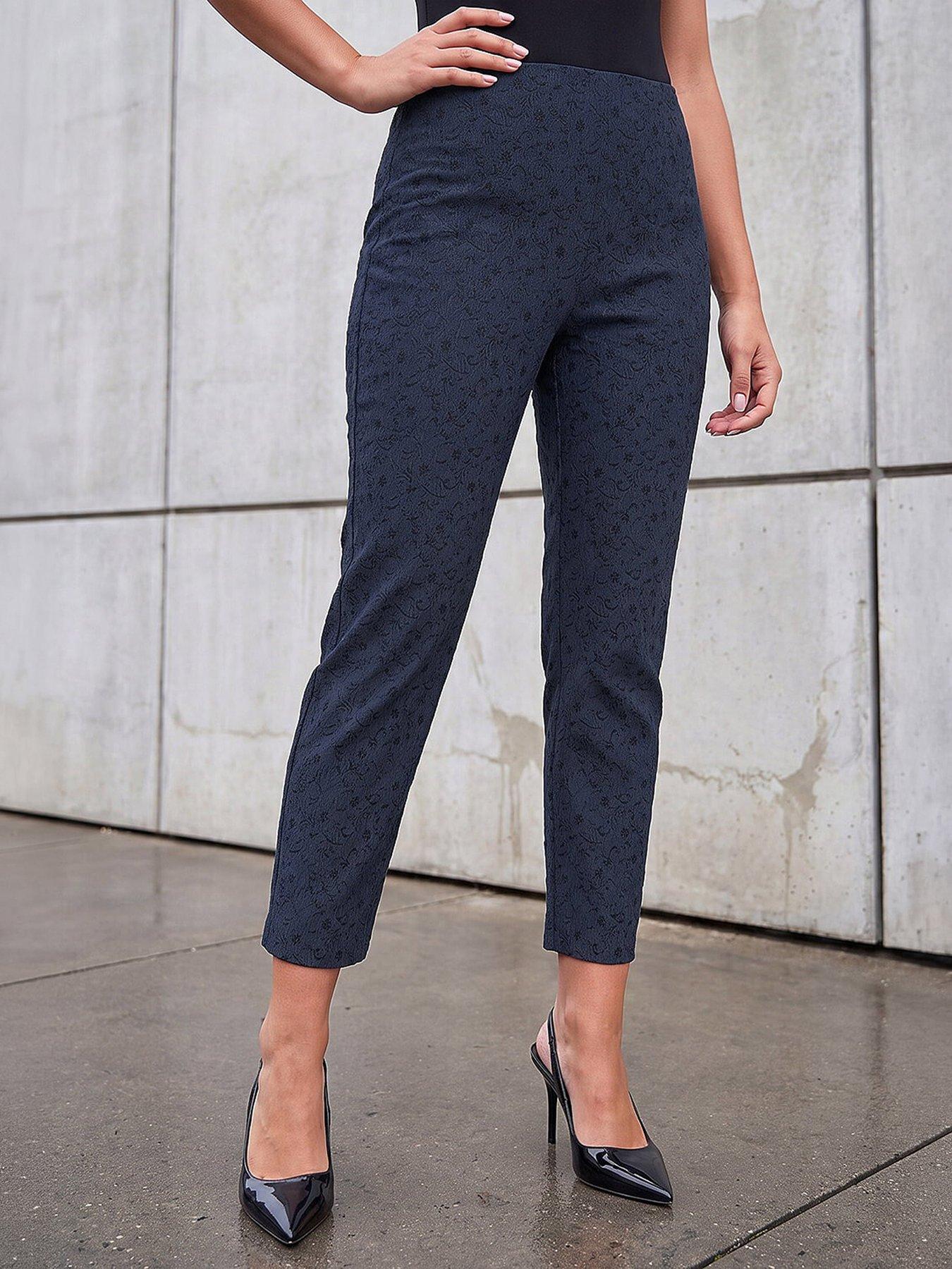 Roman Jacquard Stretch Trouser