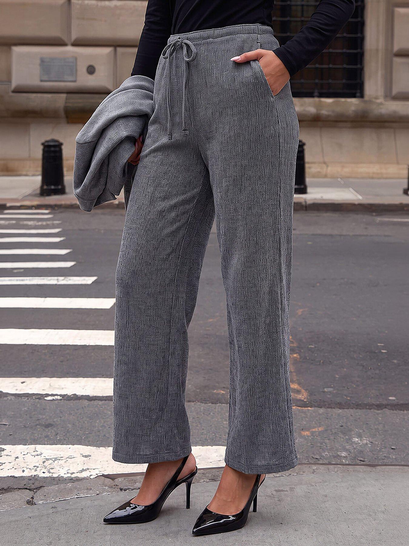 Image 1 of 4 of Roman Textured Stretch Trouser
