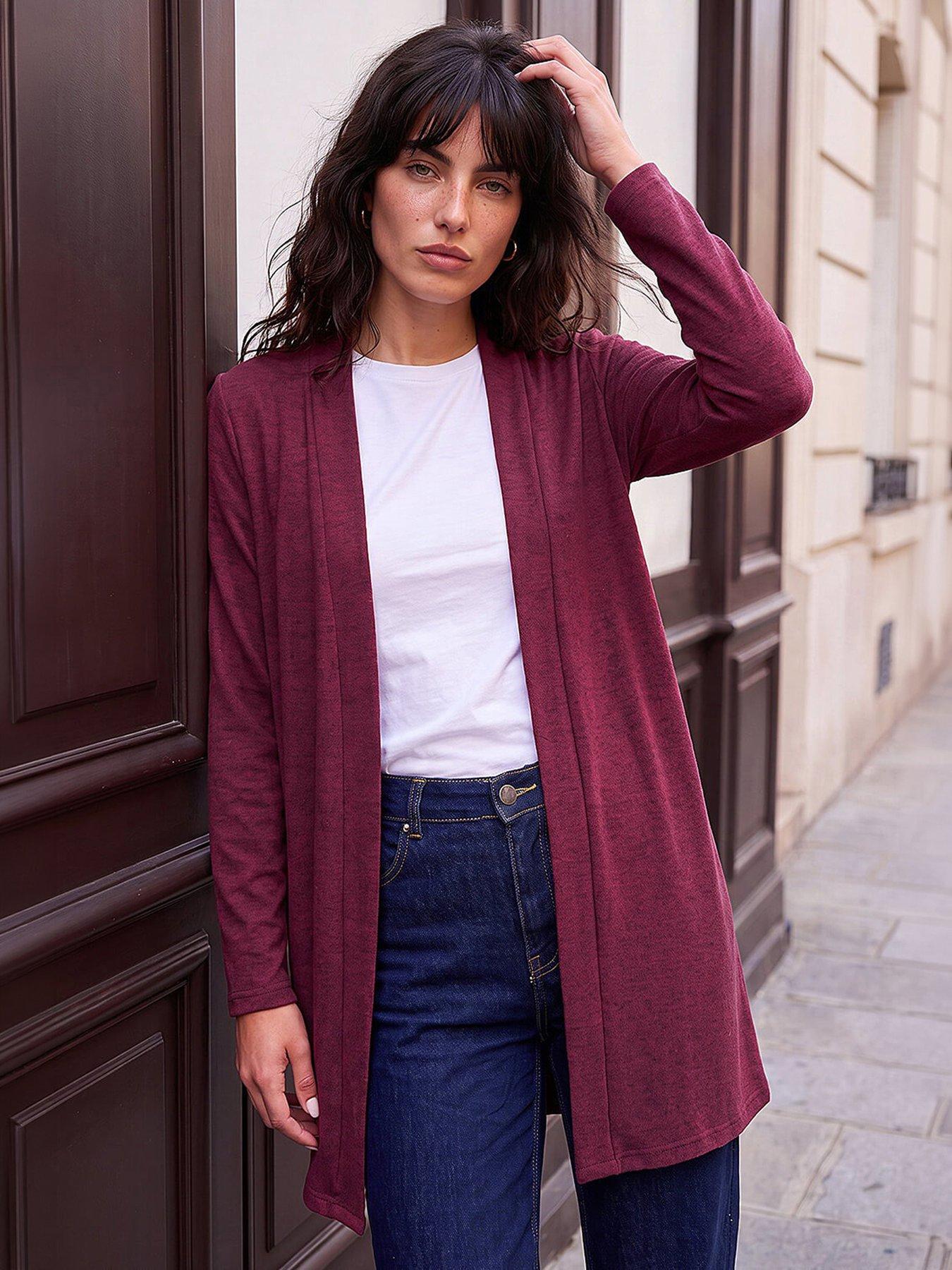 Image 1 of 4 of Roman Longline Snit Cardigan