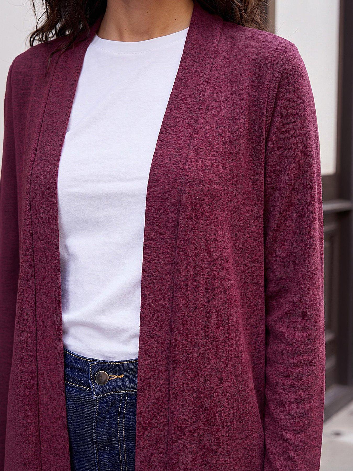 Image 4 of 4 of Roman Longline Snit Cardigan
