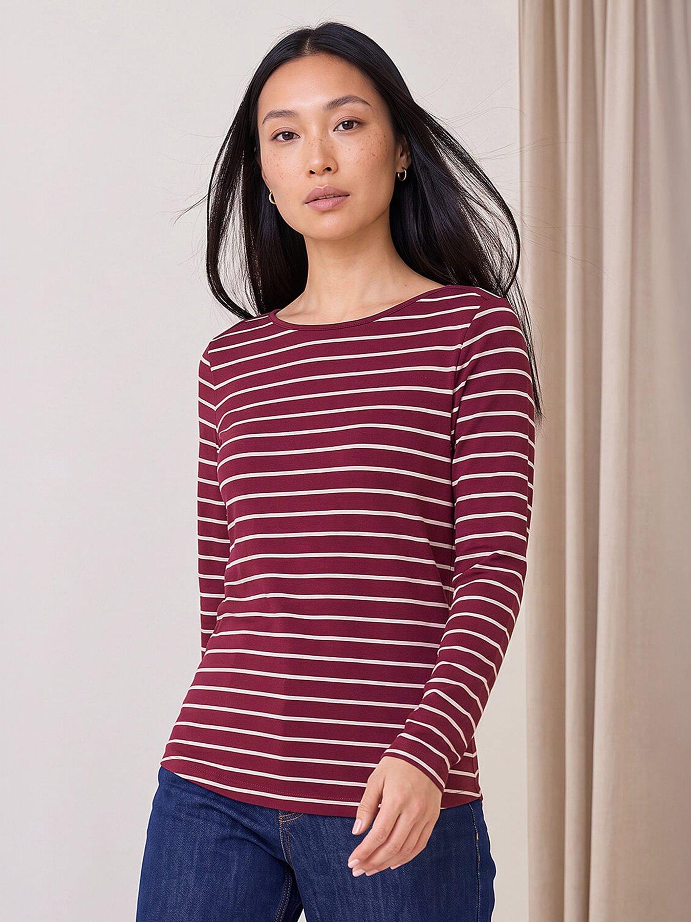Roman Soft Touch Print Top