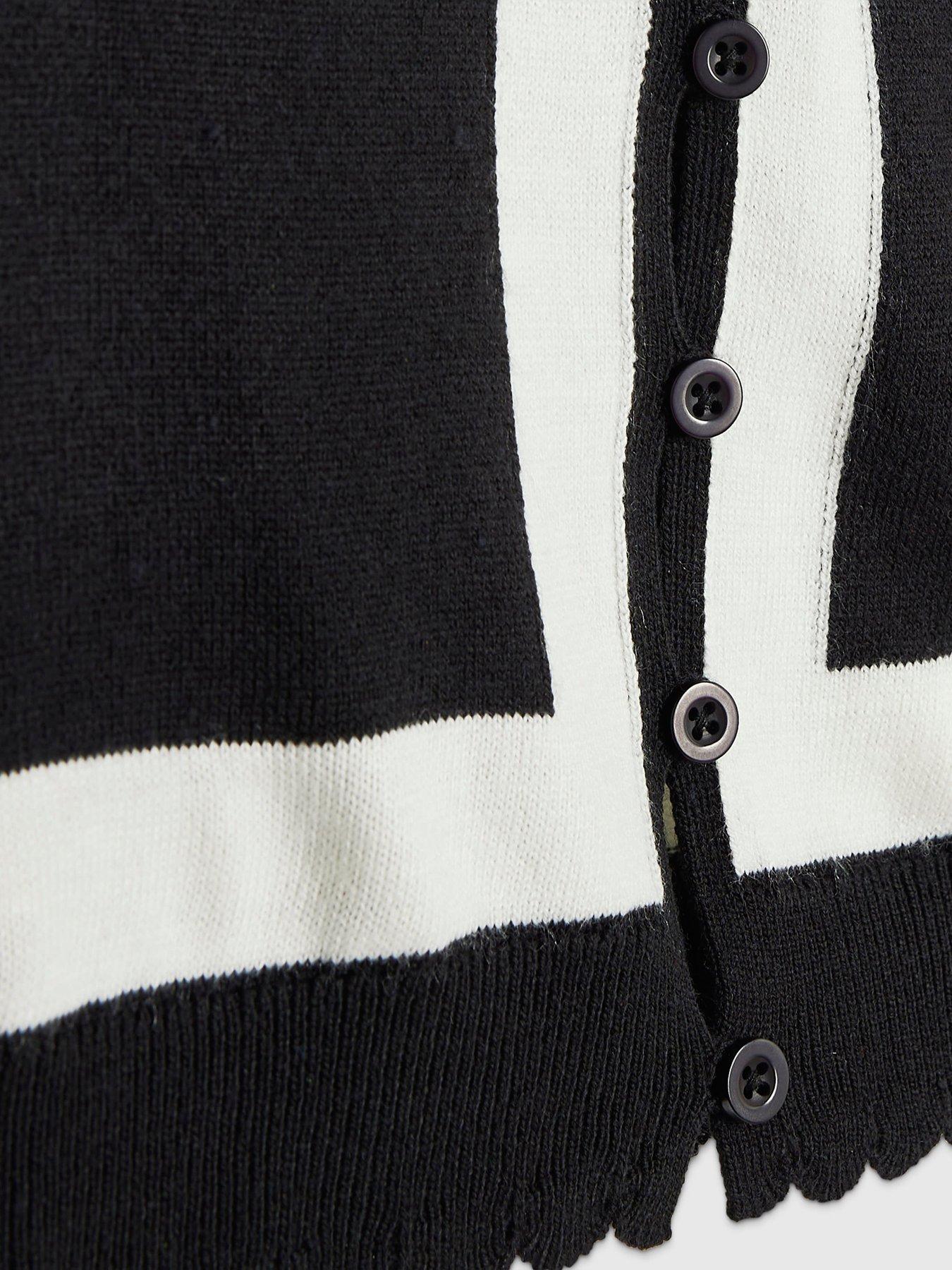 Image 6 of 6 of River Island Long Sleeve Open Button Blocked Cardi