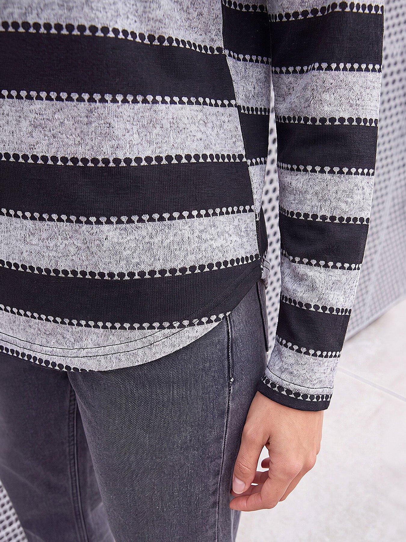 Image 2 of 4 of Roman Stripe Jersey Top
