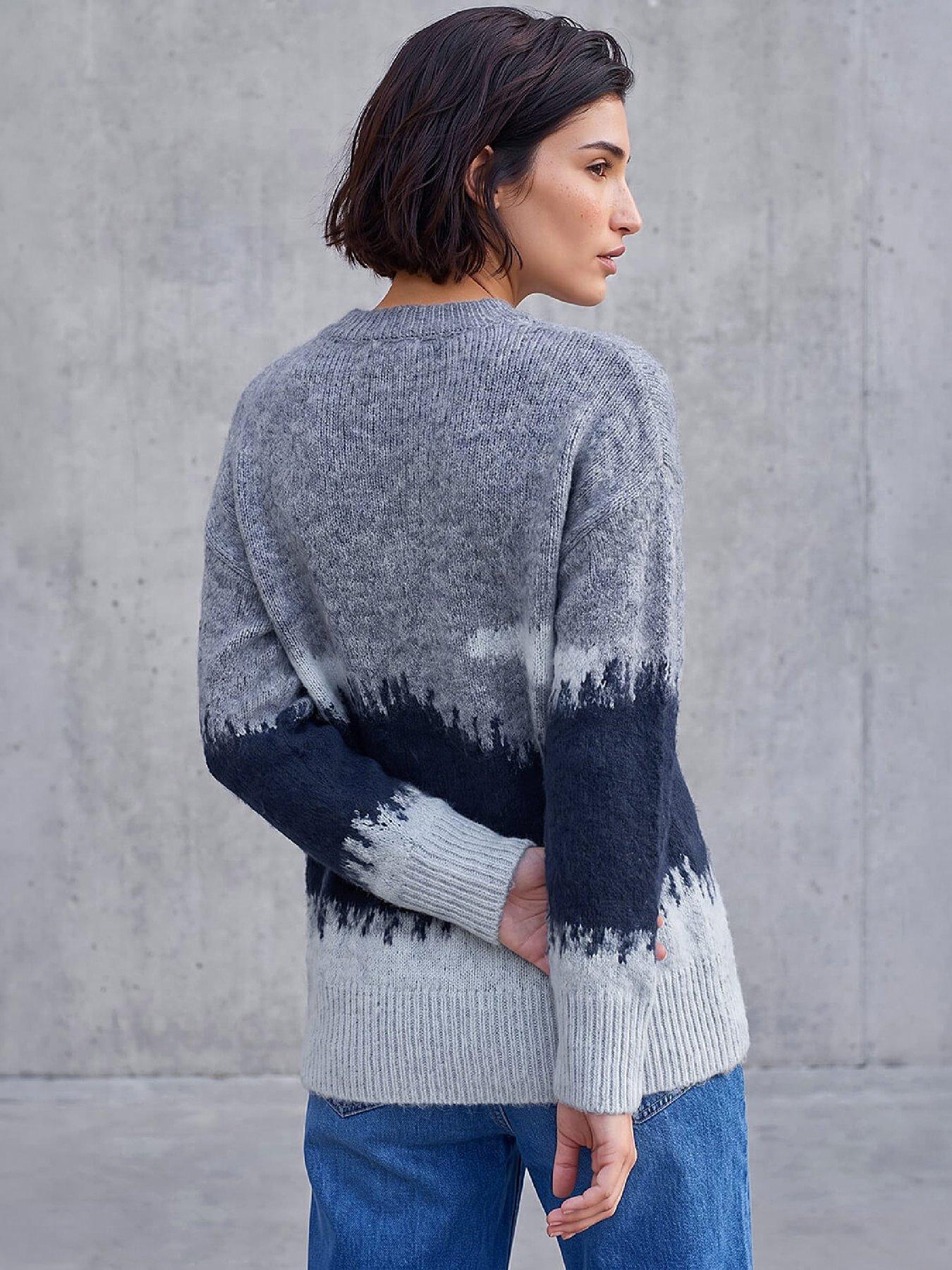 Image 4 of 4 of Roman Petite Abstract Knit Jumper