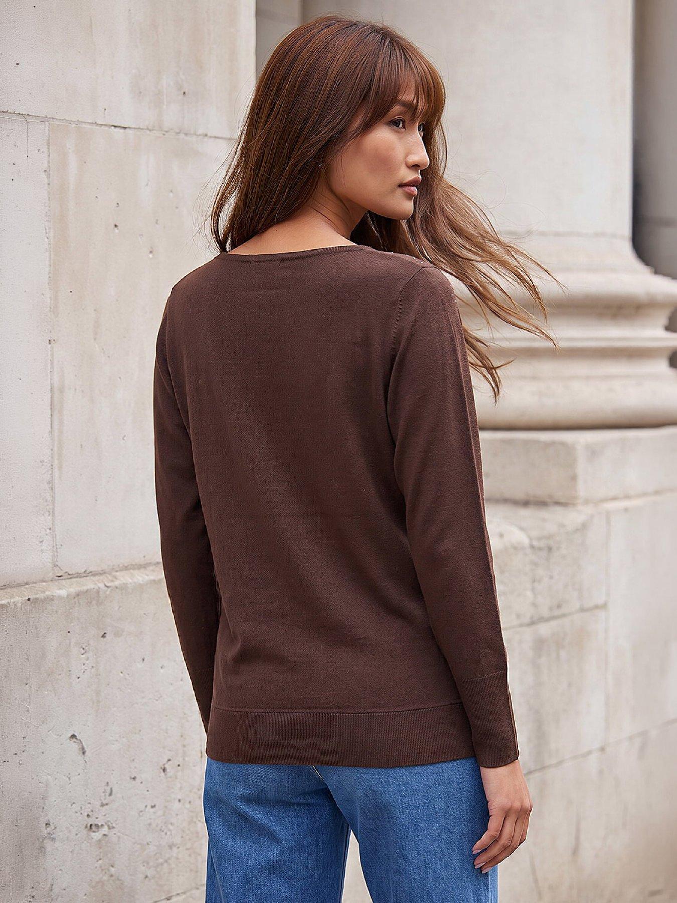 Image 4 of 4 of Roman Floral Sparkle Hotfix Knit Jumper