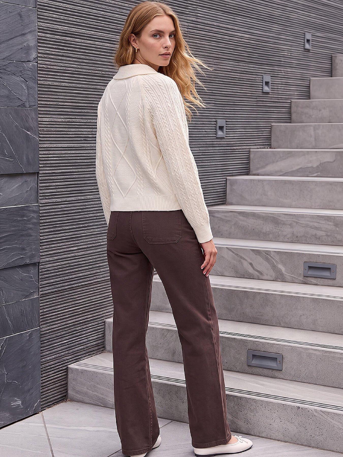 Image 2 of 4 of Roman Chunky Cable Cardigan