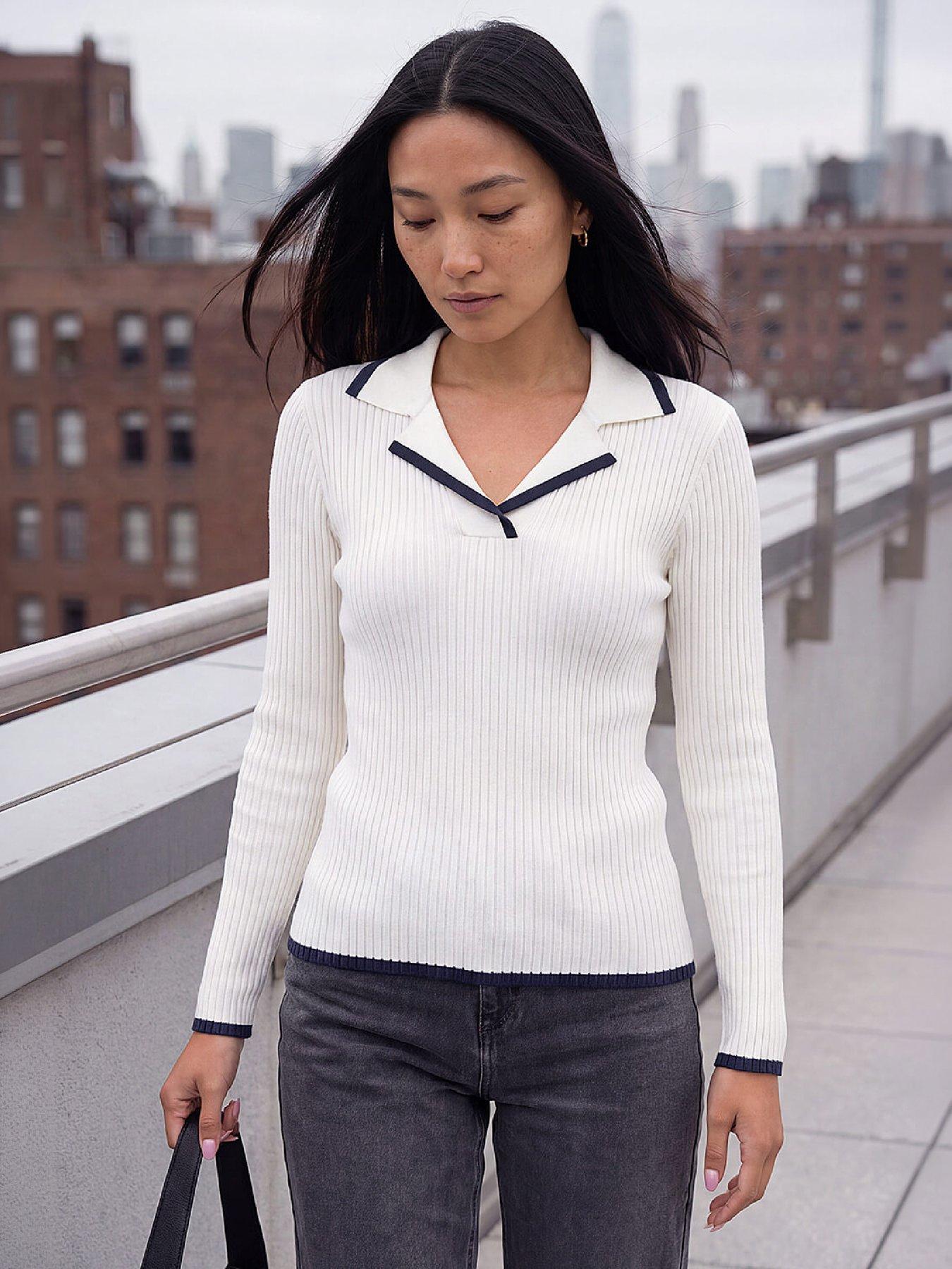 Roman Tipping Rib Henley