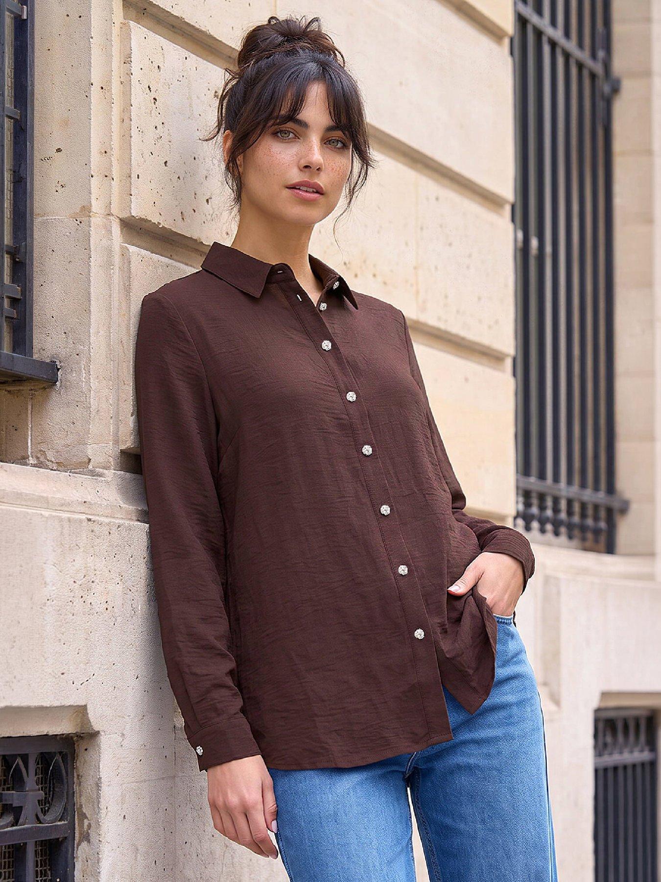 Roman Dusk Button Fastening Collared Shirt
