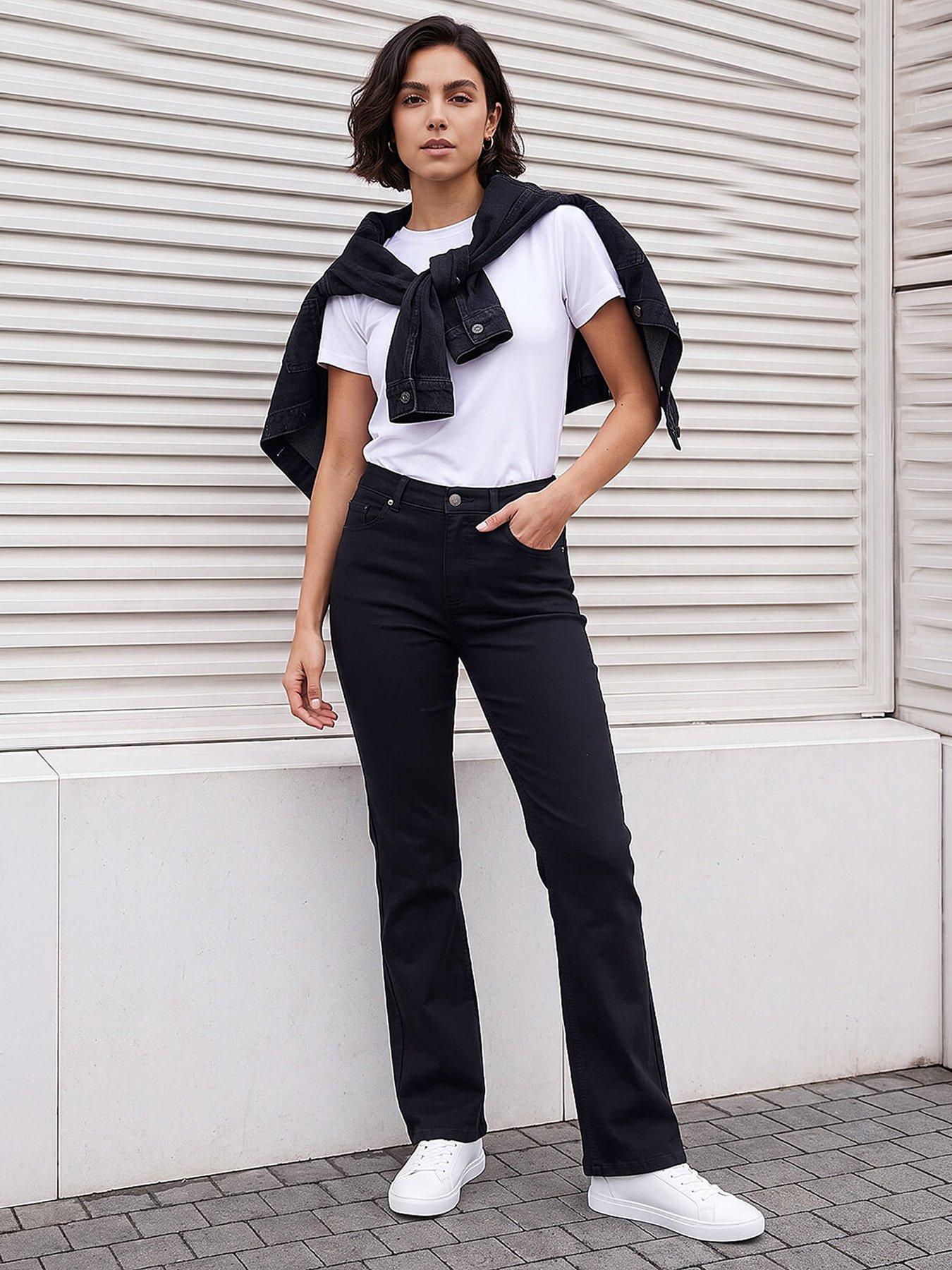 Image 1 of 4 of Roman Bootcut Stretch Jean