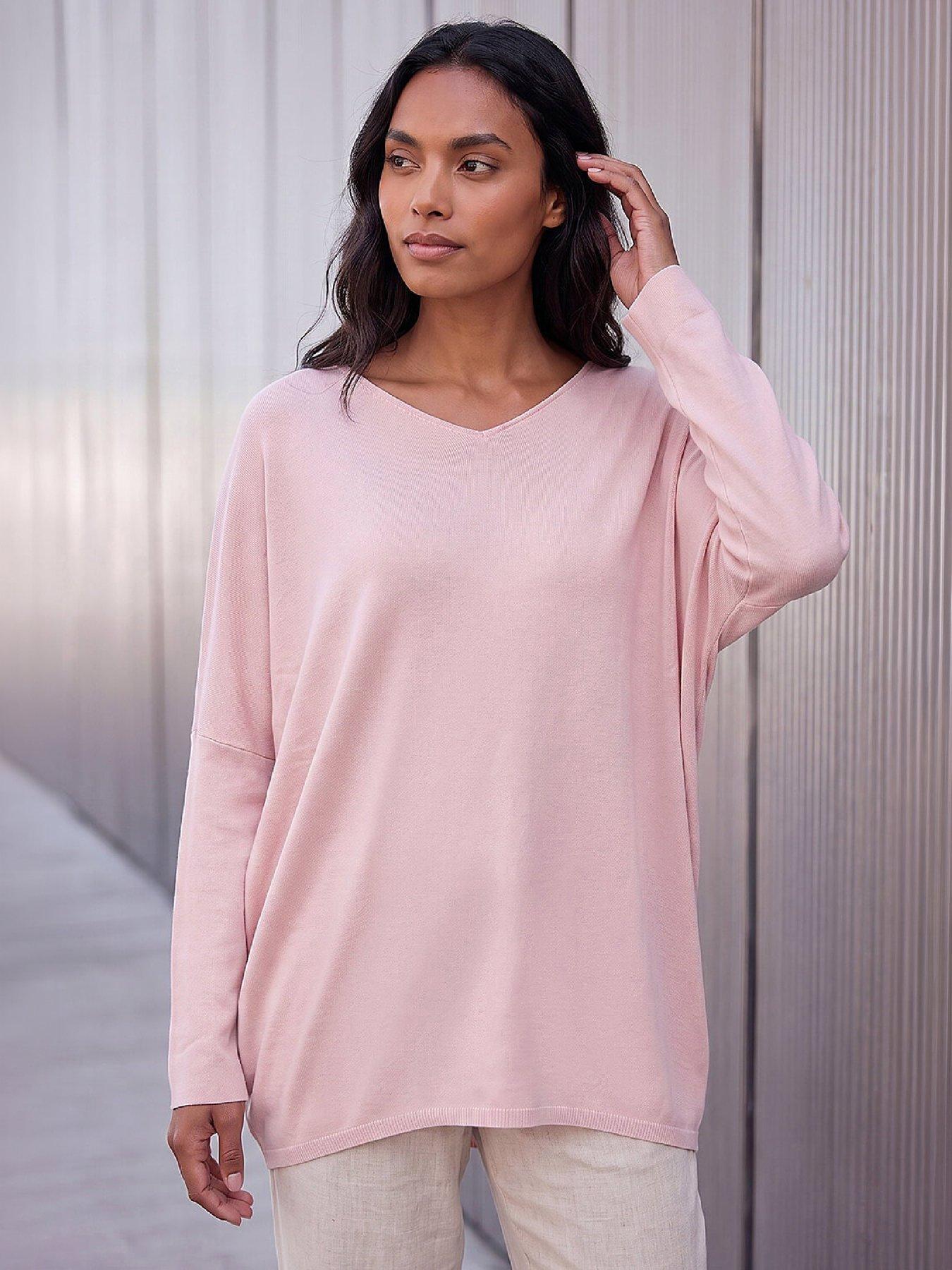 Image 1 of 4 of Roman Lace Back V-Neck Poncho