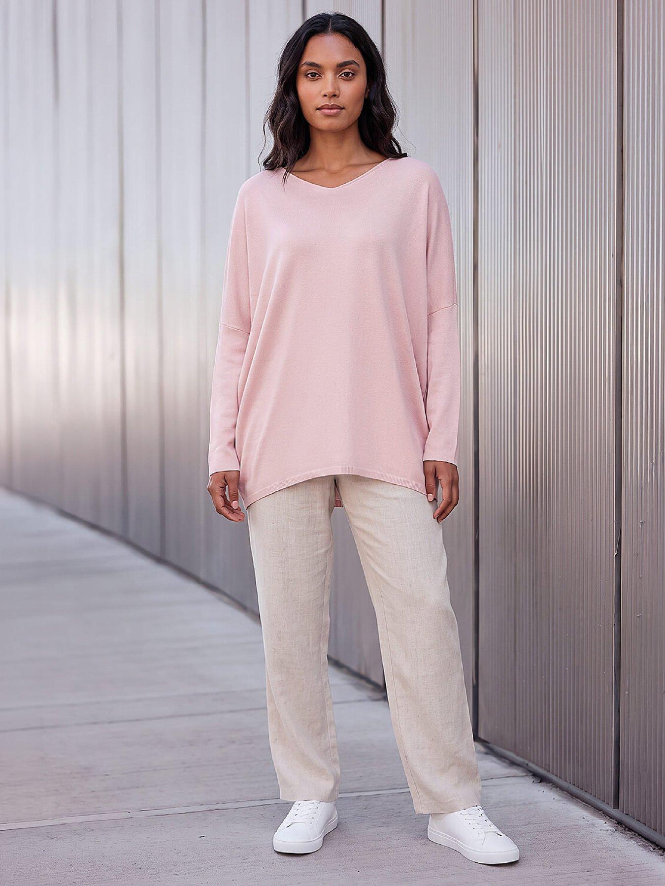 Image 3 of 4 of Roman Lace Back V-Neck Poncho