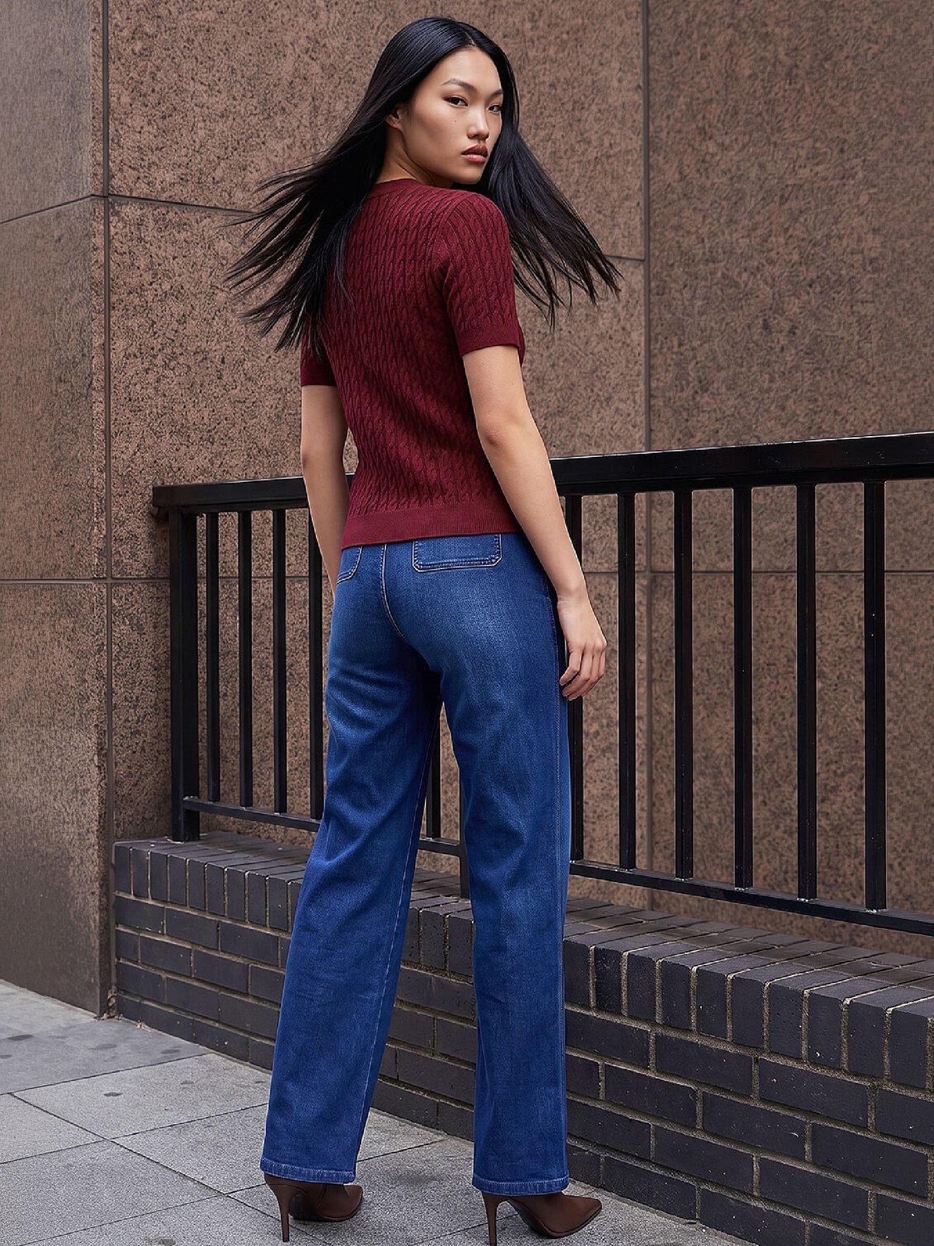 Image 3 of 4 of Roman Dusk Cable Knit Buttoned Top