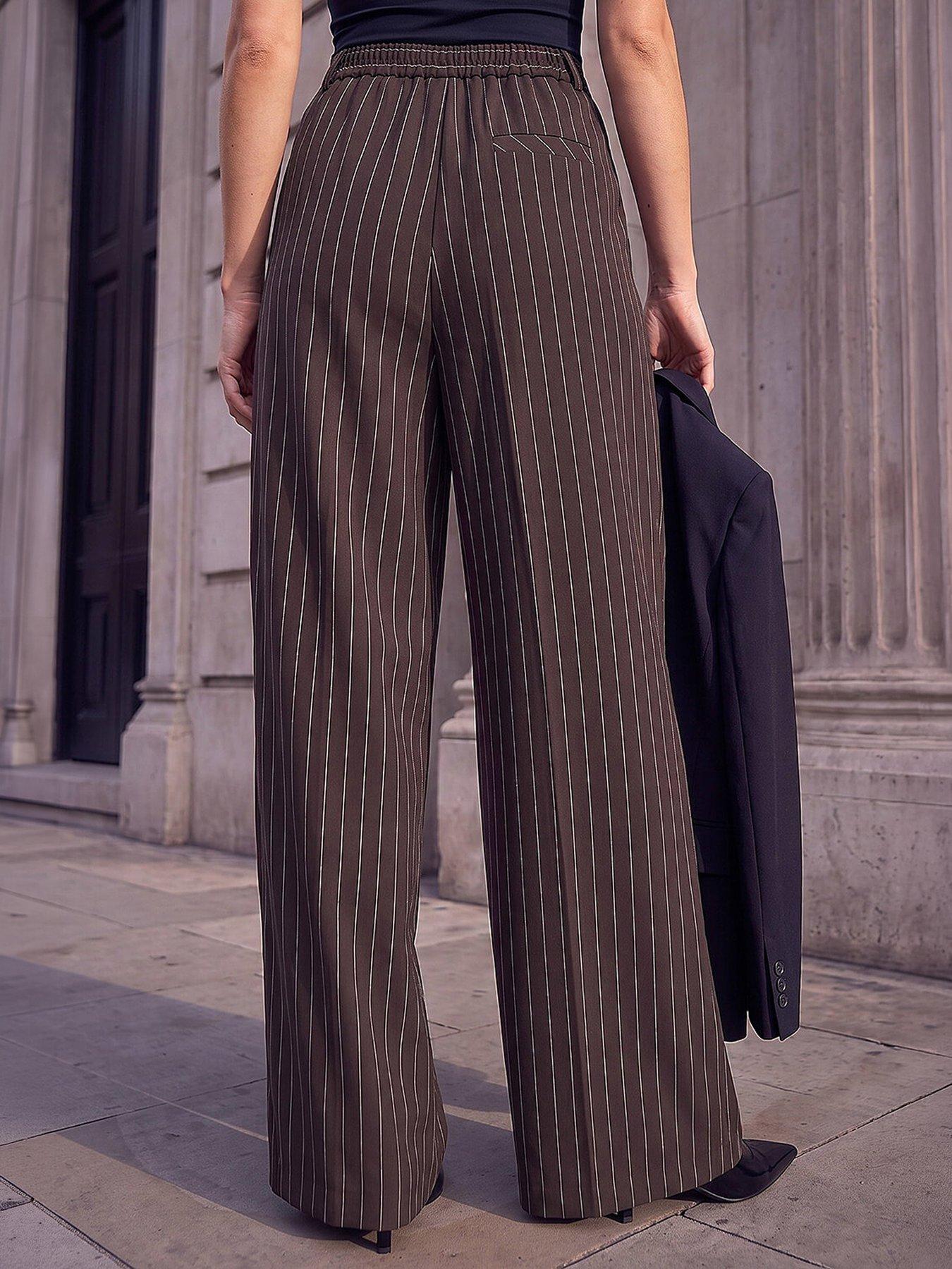 Image 3 of 4 of Roman Pinstripe Trouser
