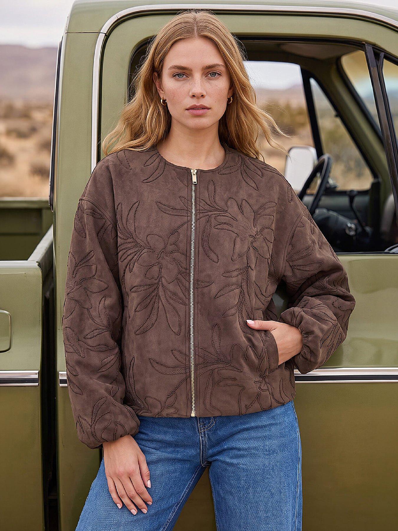 Image 1 of 4 of Roman Embroidered Bomber