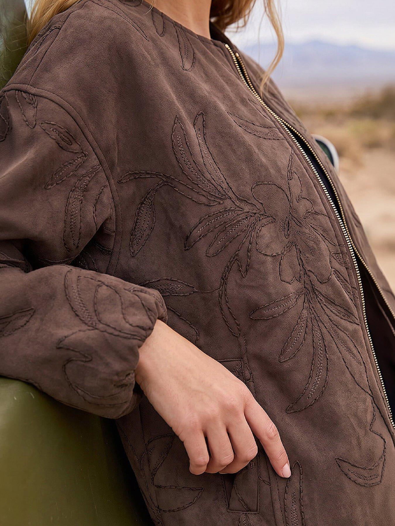 Image 2 of 4 of Roman Embroidered Bomber
