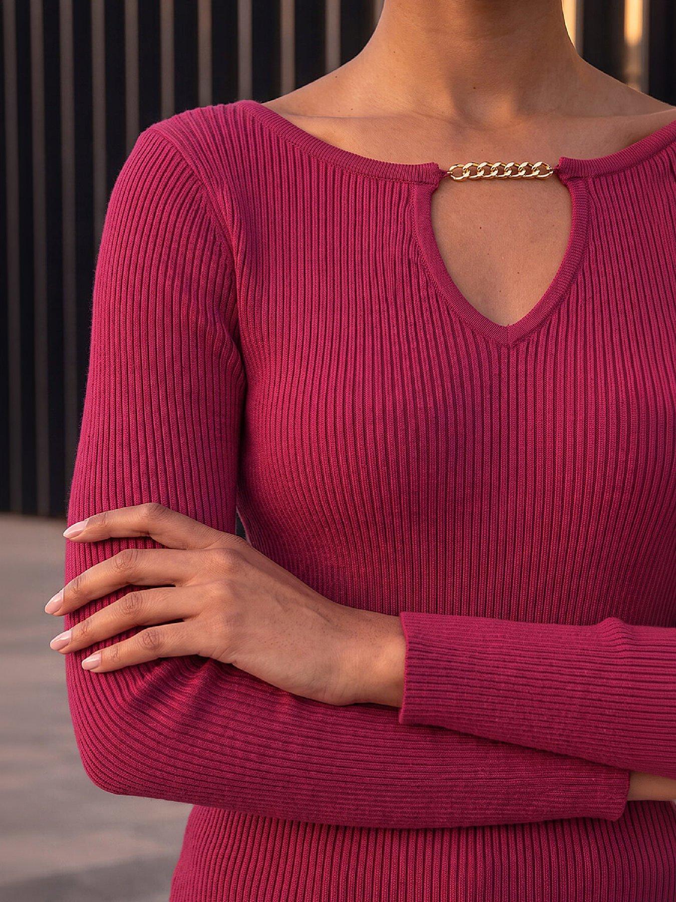 Image 2 of 4 of Roman Chain Neck Jumper