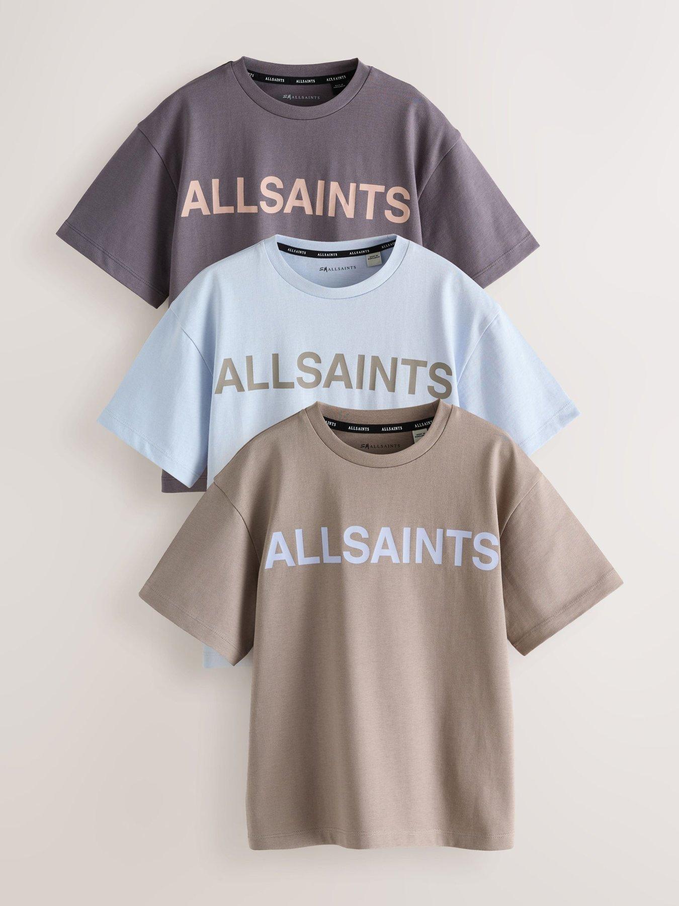 Image 1 of 7 of smALLSAINTS Girls Logo 3 Pack T-Shirts - Multi
