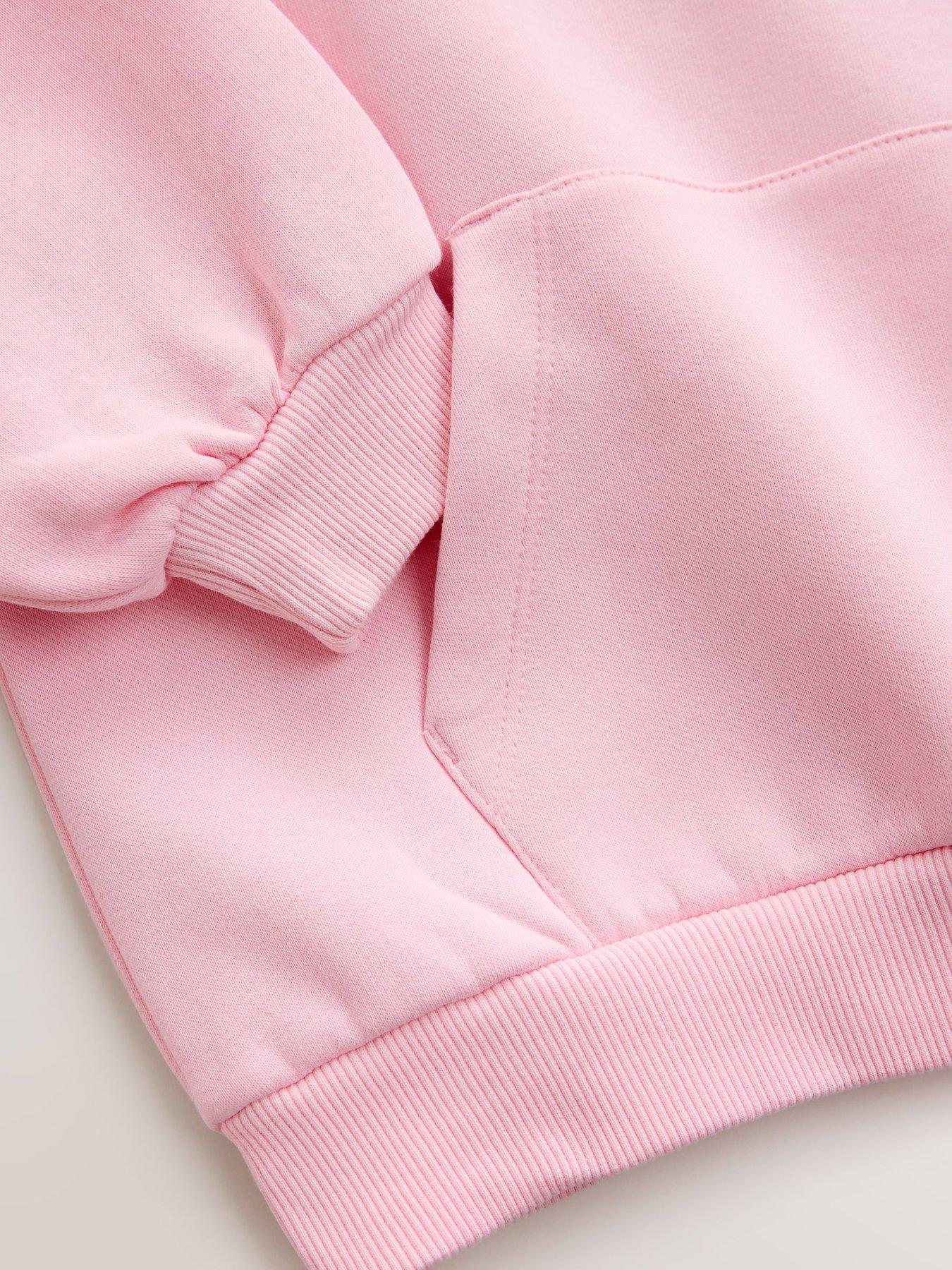 Image 4 of 7 of Ted Baker Girls Oversized Graphic Hoodie - Pink