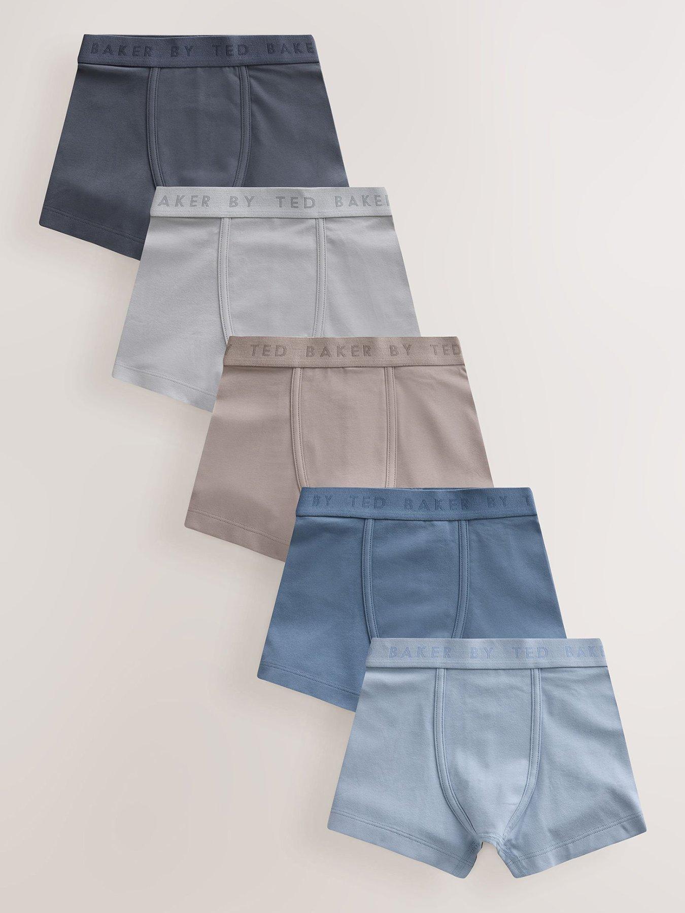 Ted Baker Boys Mineral Stretch 5 Pack Boxers - Multi