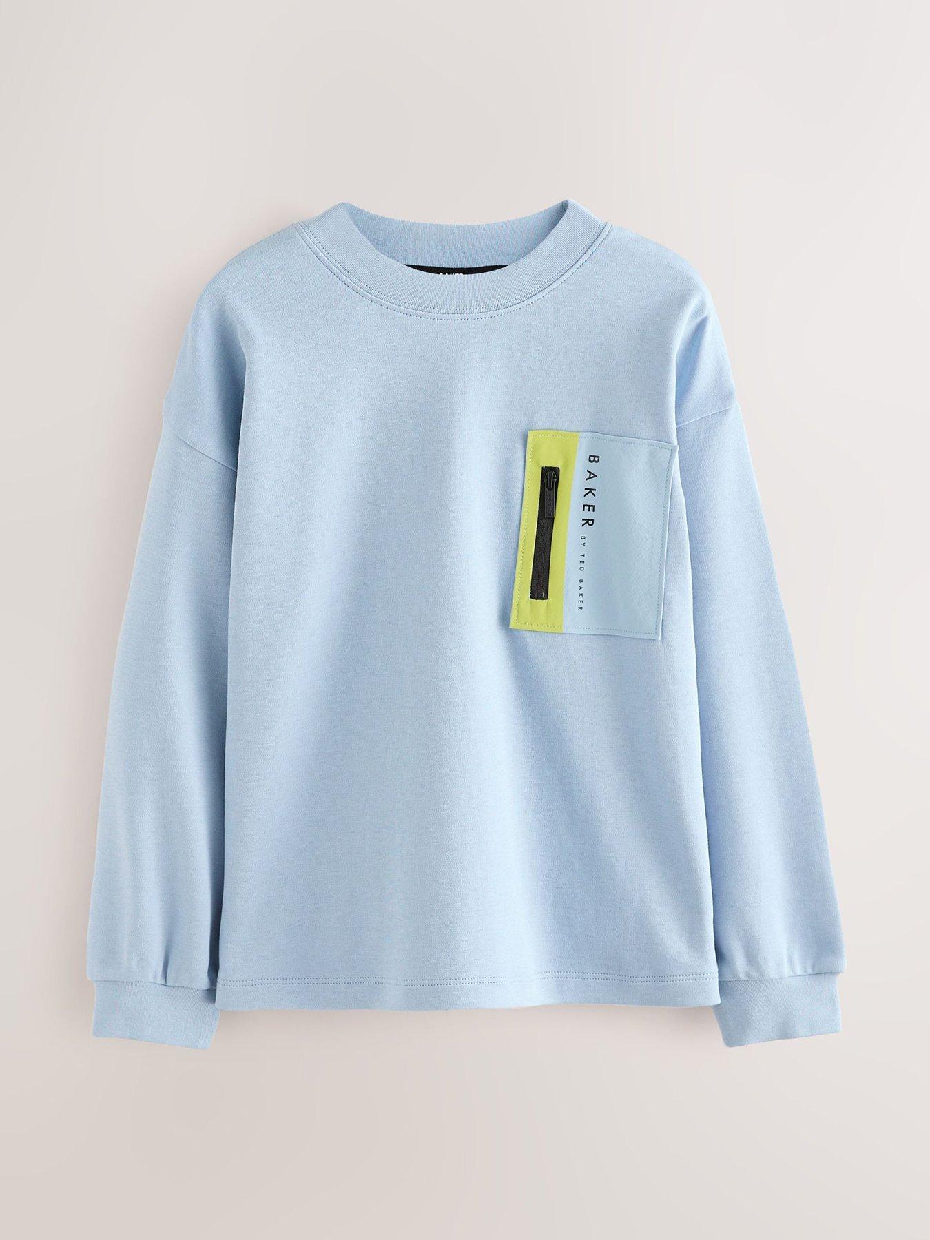 Image 4 of 7 of Ted Baker Boys 2 Pack Pocket Long Sleeve Sweatshirts - Multi