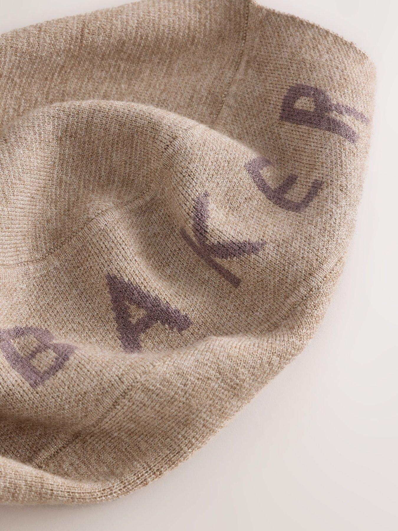 Image 5 of 5 of Ted Baker Baby Boys Knitted Hooded Zip-Through Jacket - Stone
