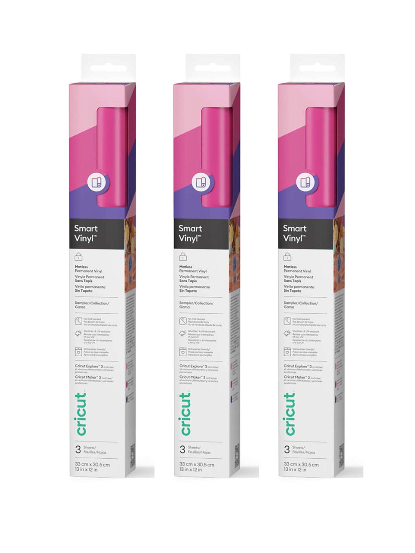 Cricut Smart Vinyl Matless Permanent Vinyl, Marina Sampler - 13 in x 12 in (3 ct)