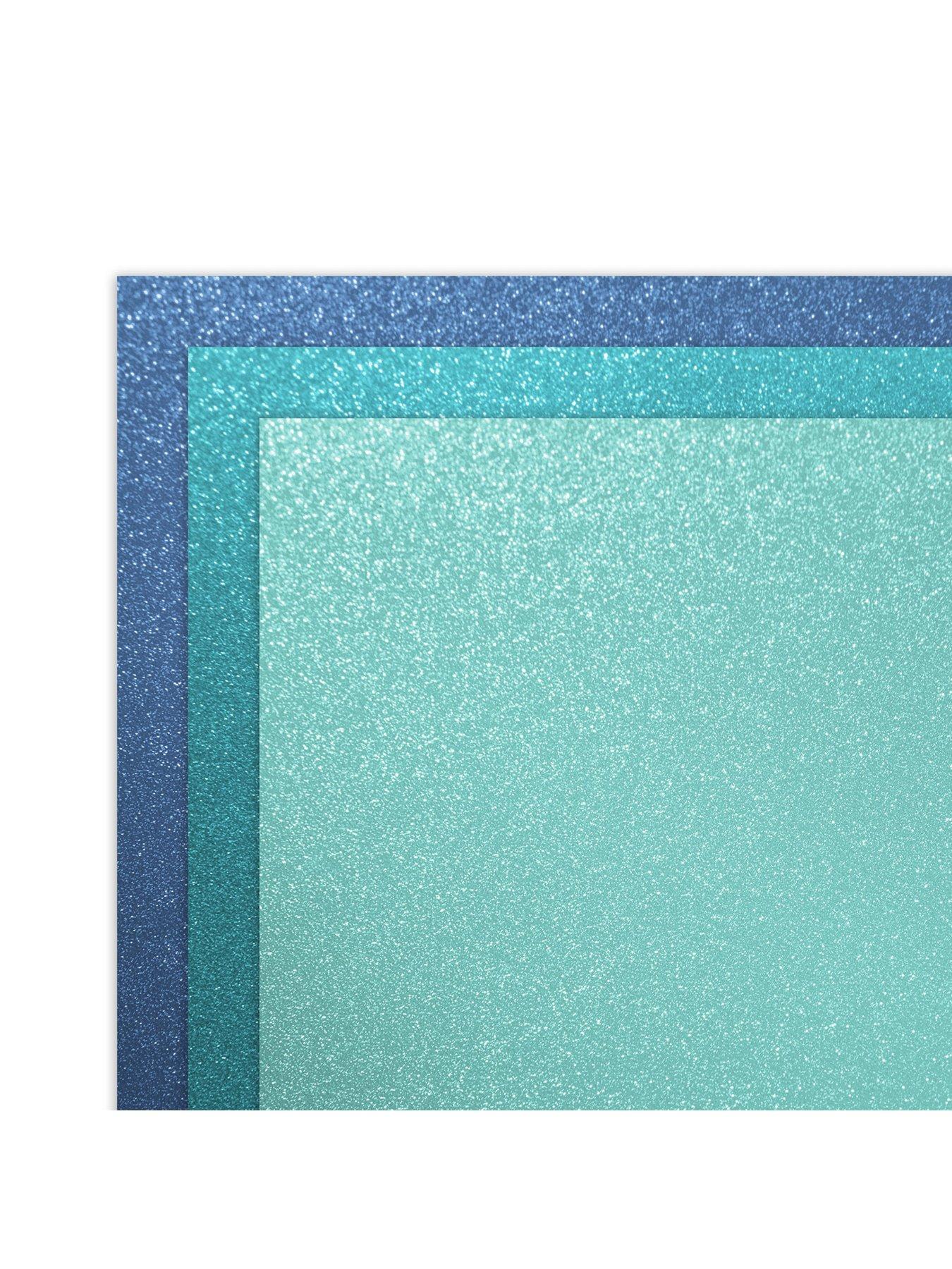 Image 2 of 7 of Cricut Cricut Smart Vinyl Shimmer Matless Permanent Vinyl, Seaglass Sampler - 13 in x 12 in (3 ct)