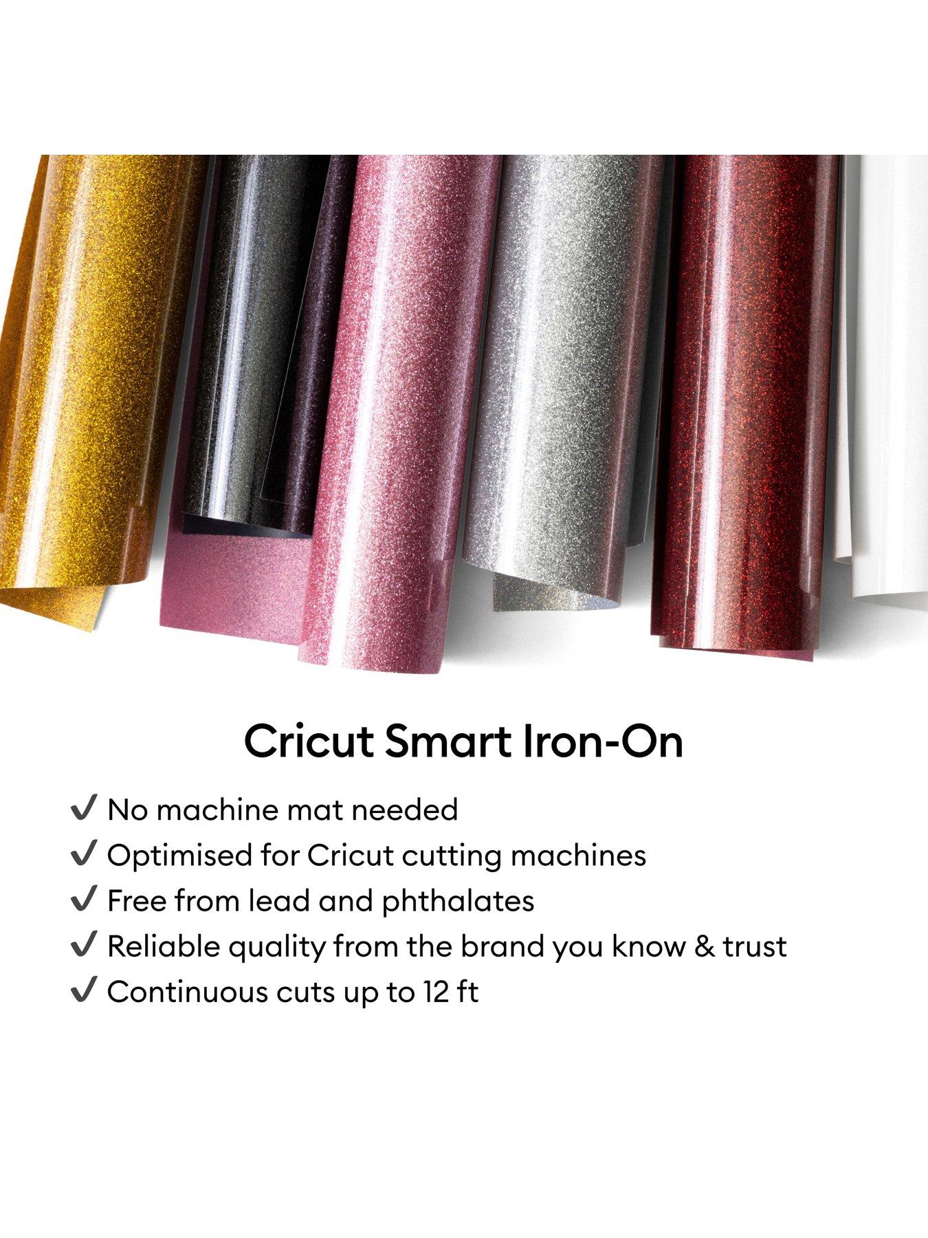 Image 2 of 7 of Cricut Smart Iron-On Glitter Matless Heat Transfer Vinyl, Frog Prince Sampler - 13 in x 12 in (3 ct)