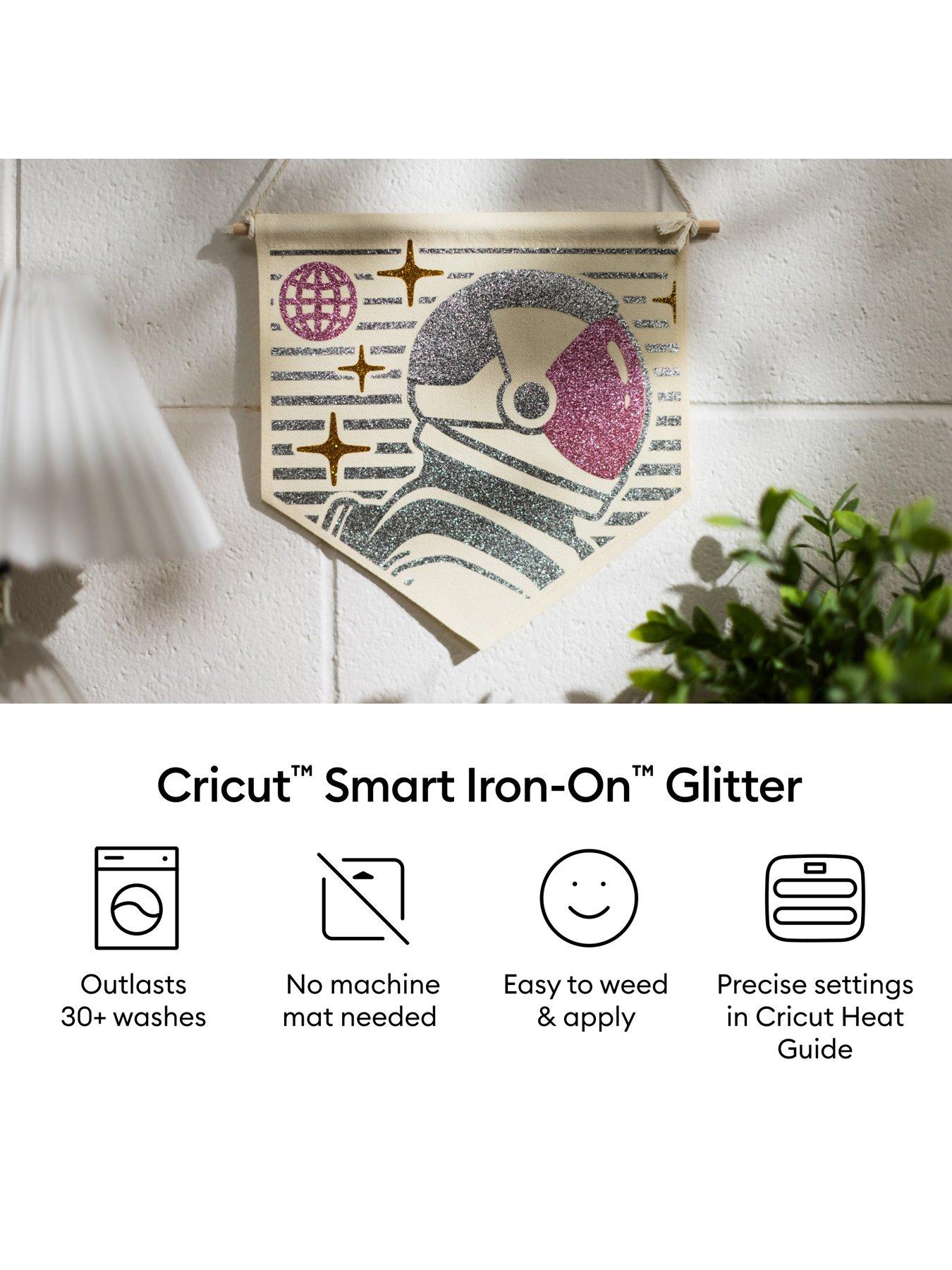 Image 5 of 7 of Cricut Smart Iron-On Glitter Matless Heat Transfer Vinyl, Frog Prince Sampler - 13 in x 12 in (3 ct)