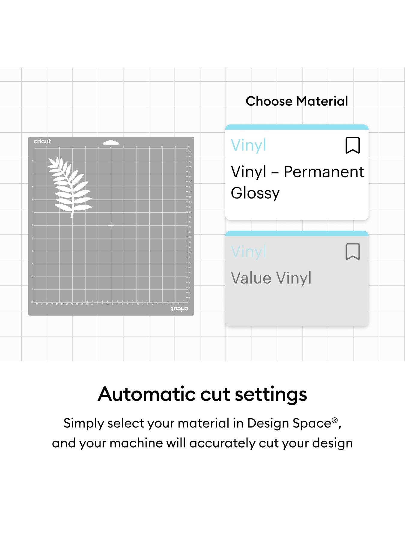 Image 3 of 7 of Cricut Cricut Permanent Vinyl (12 in x 48 in) Butter Yellow, Eucalyptus, Lilac