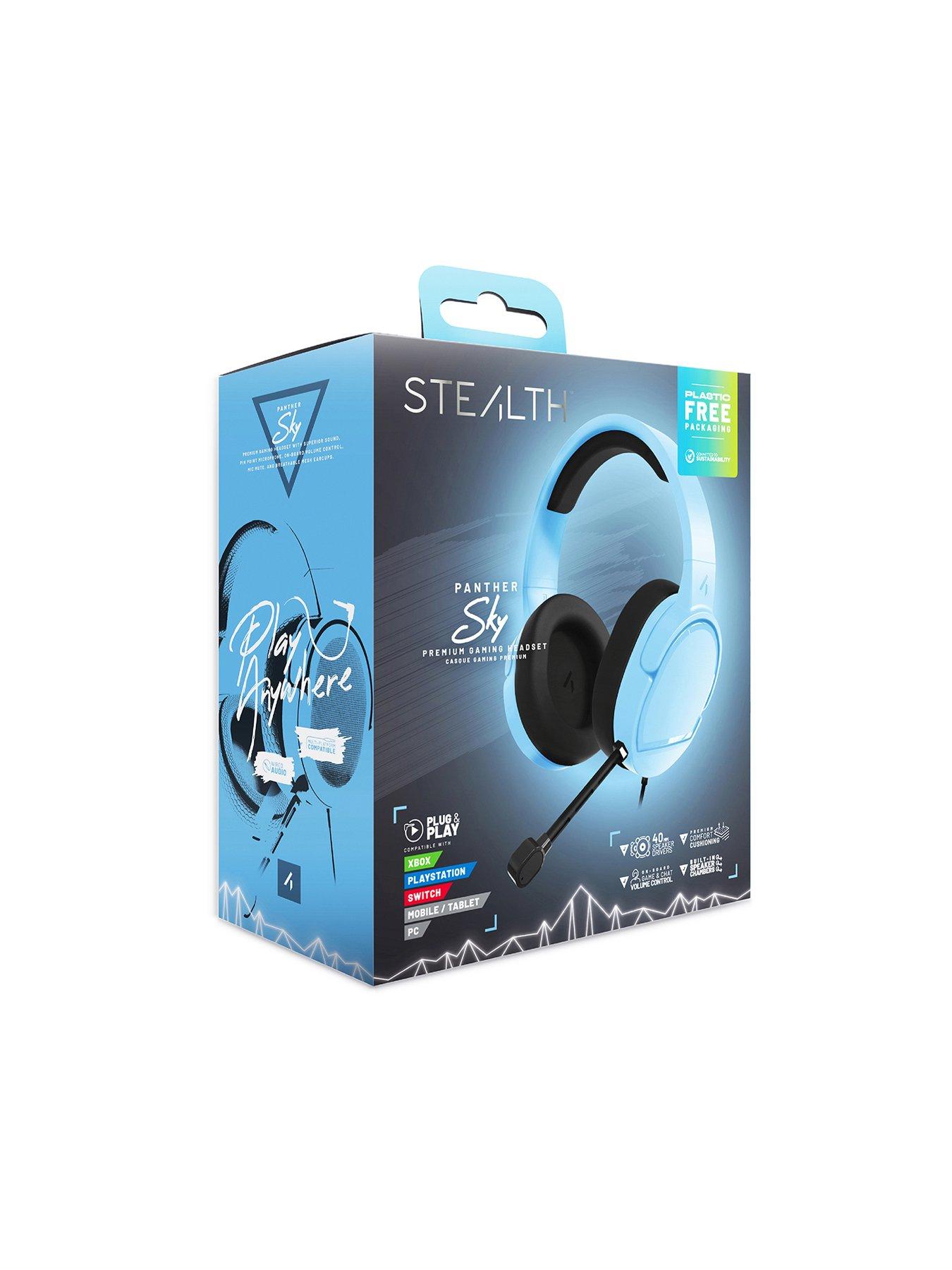 Image 2 of 7 of Stealth PANTHER Premium Gaming Headset for XBOX, PS4/PS5, Switch, PC - Sky