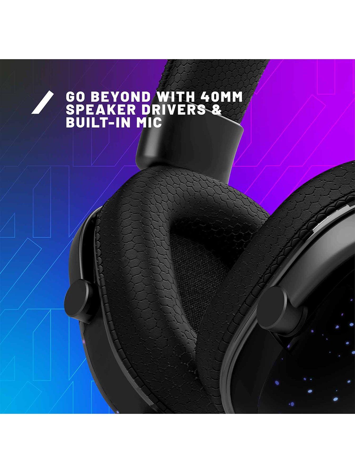 Image 4 of 7 of Stealth RADAR Light Up Headset & Stand Bundle - Night Sky