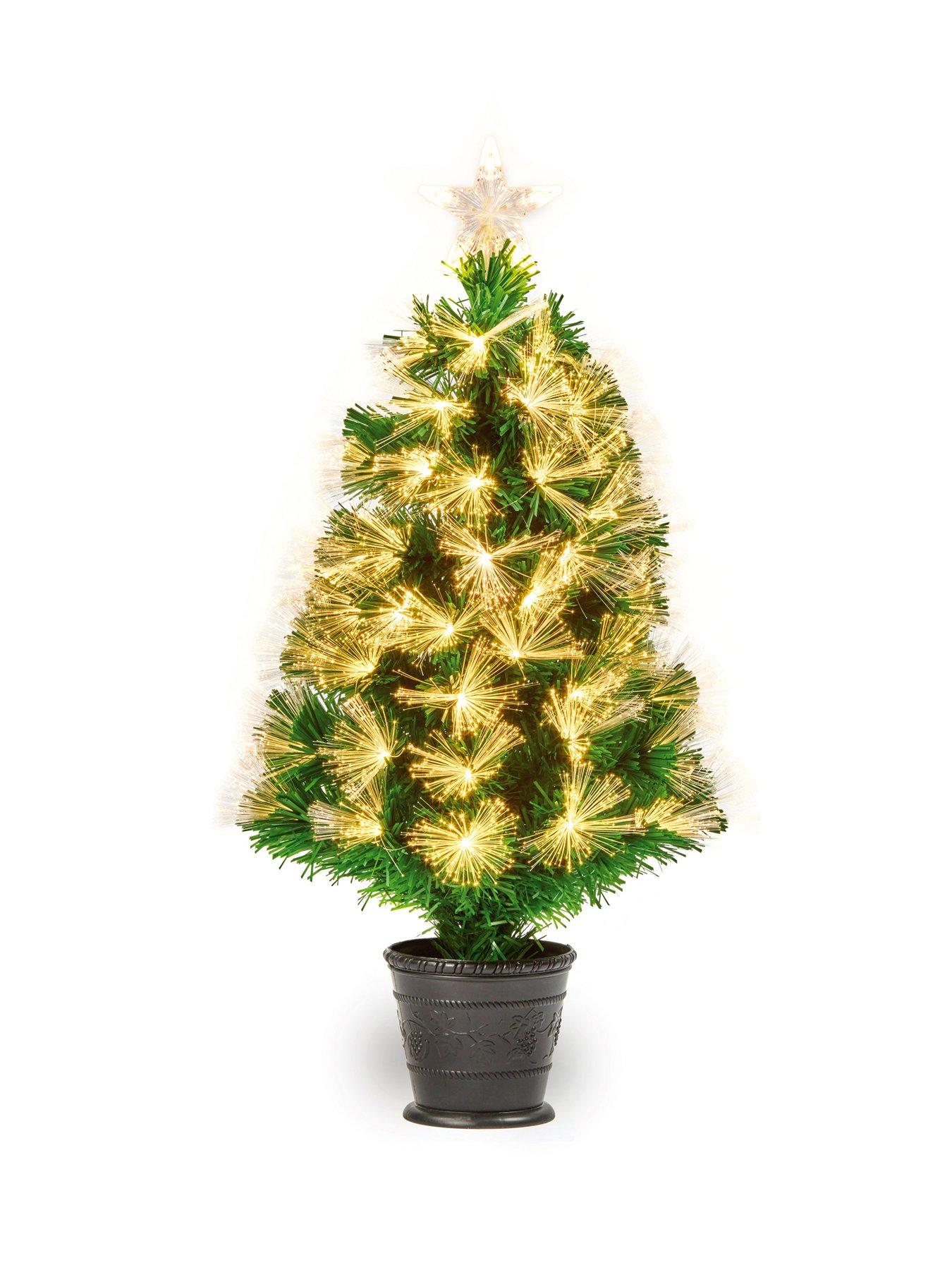 Image 2 of 5 of Premier Decorations 80cm Fibre Optic Tree Starbursts