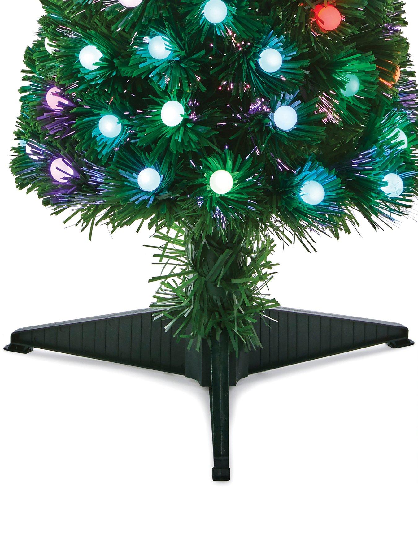 Image 5 of 5 of Premier Decorations 80cm Fibre Optic Tree With Ball Decoration