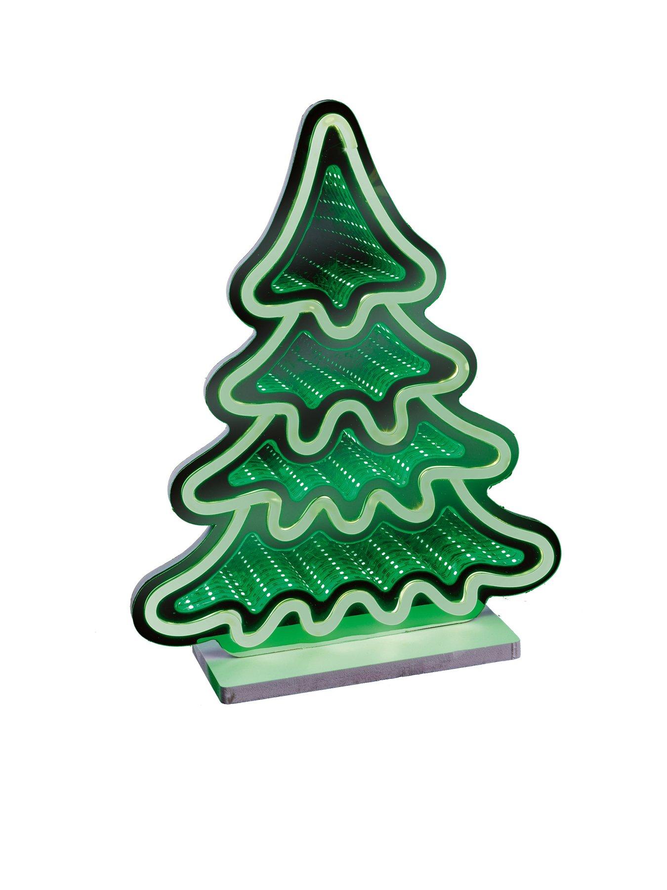 Image 2 of 4 of Premier Decorations 40cm Lit Tree Infinity Mirror