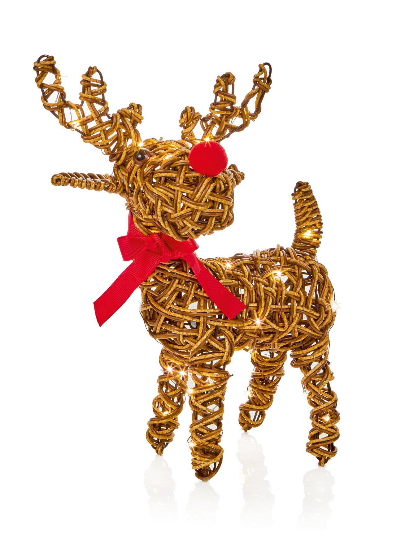 Image 2 of 4 of Premier Decorations 37cm  Multi Action Lit Reindeer