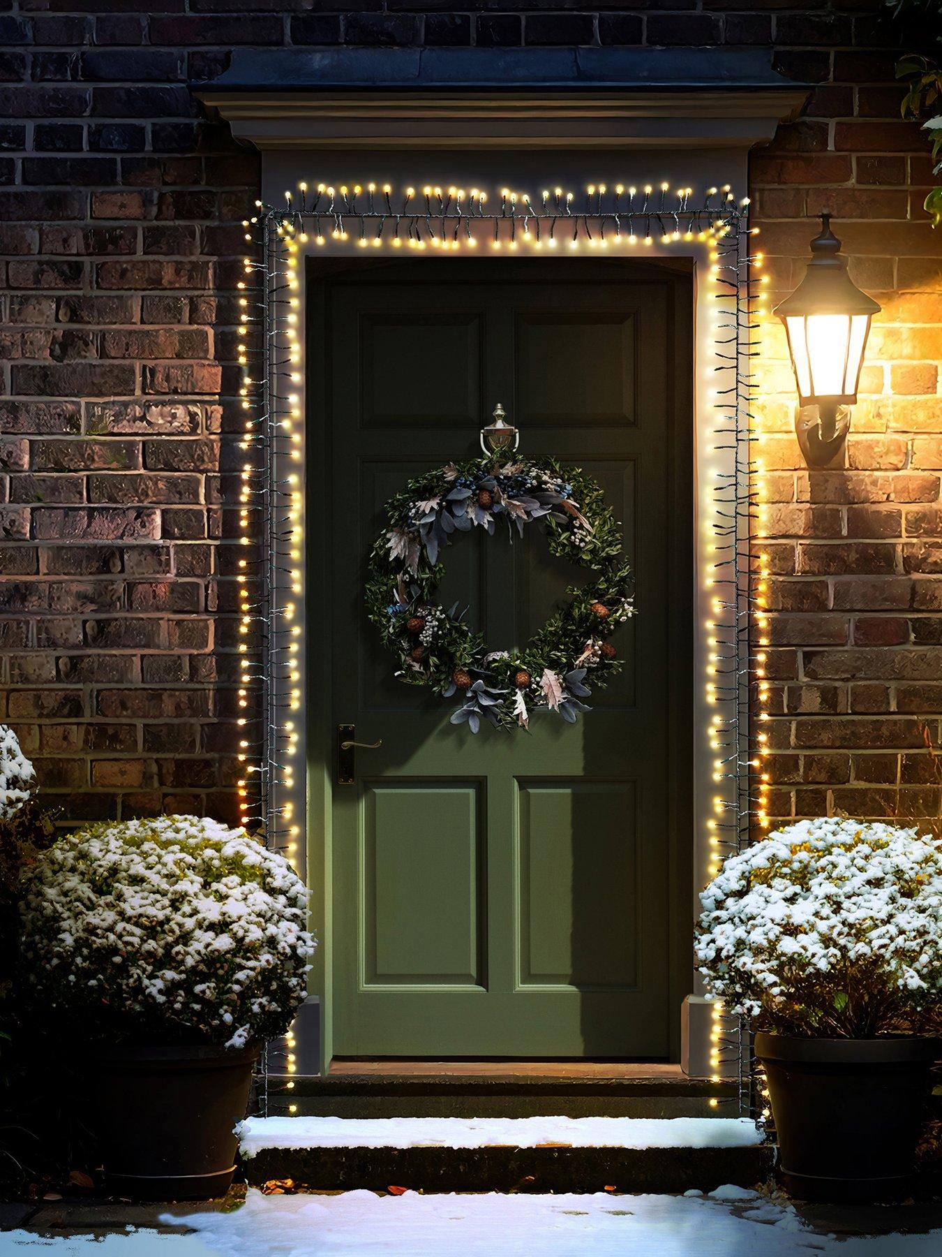 Image 1 of 4 of Premier Decorations 420 Multi Action Berry Cap Door Garland