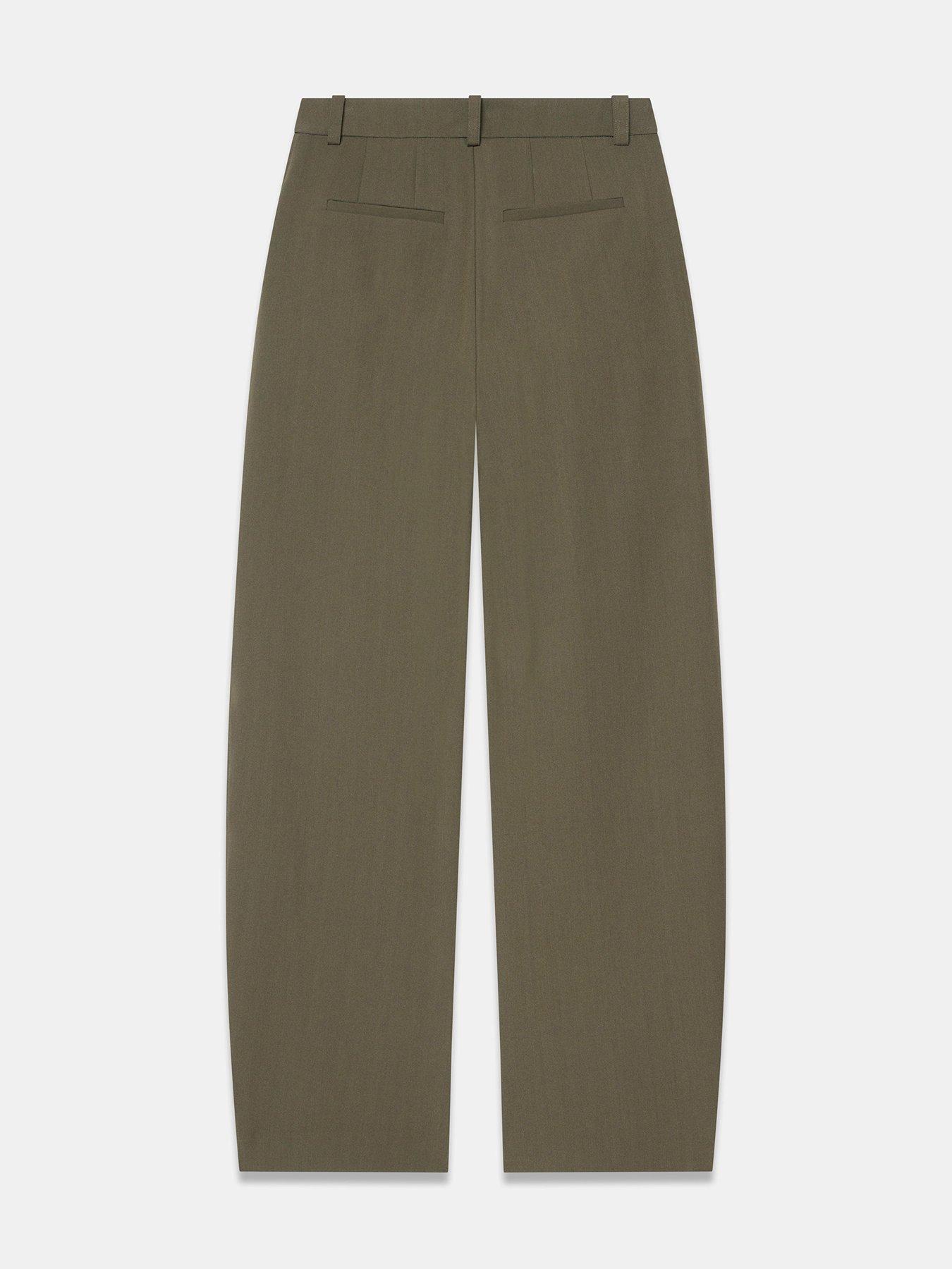 Image 6 of 6 of Mint Velvet Khaki Structured Barrel - Green