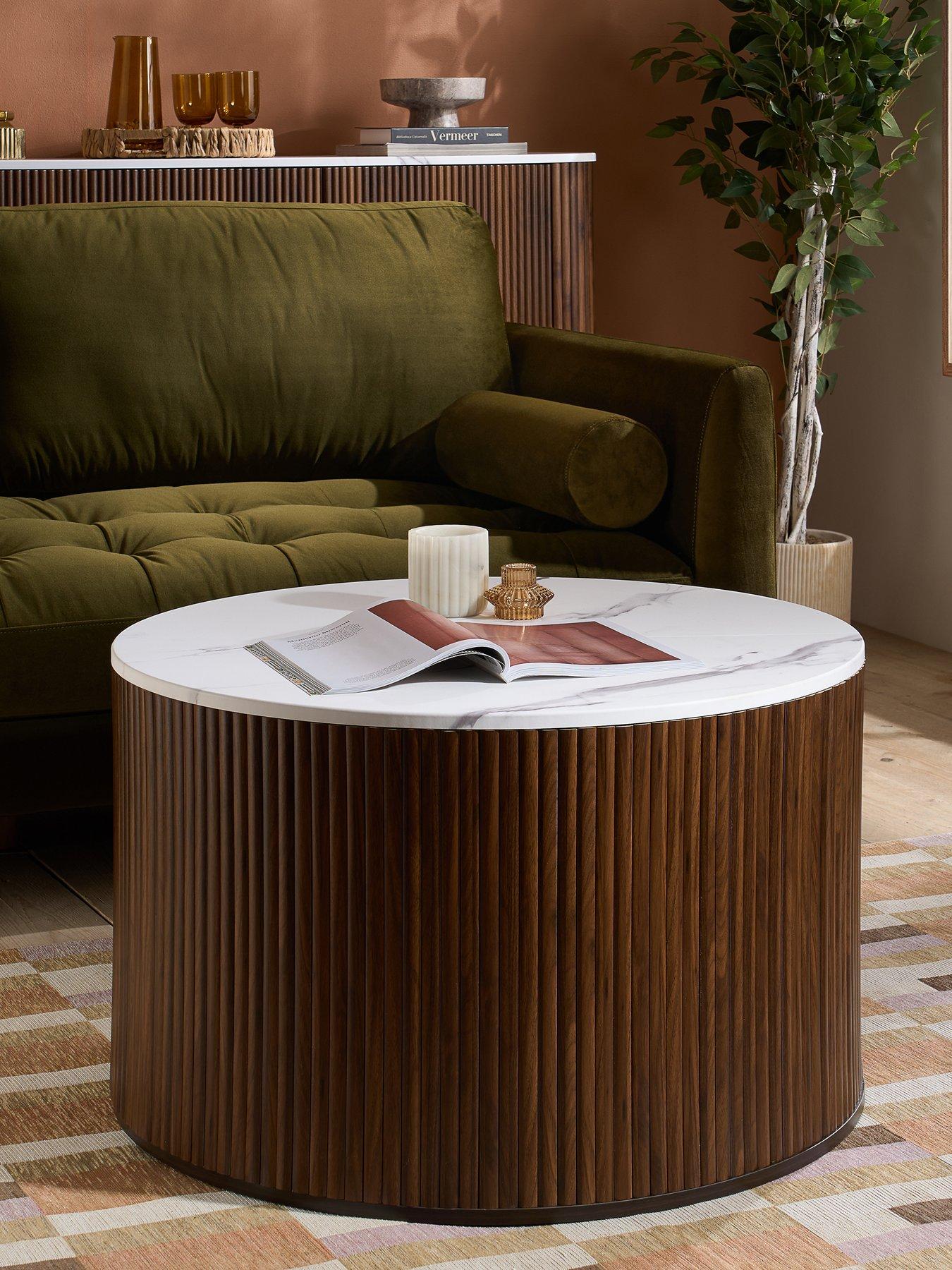 Image 1 of 7 of Birlea Russo Round&nbsp;Coffee Table