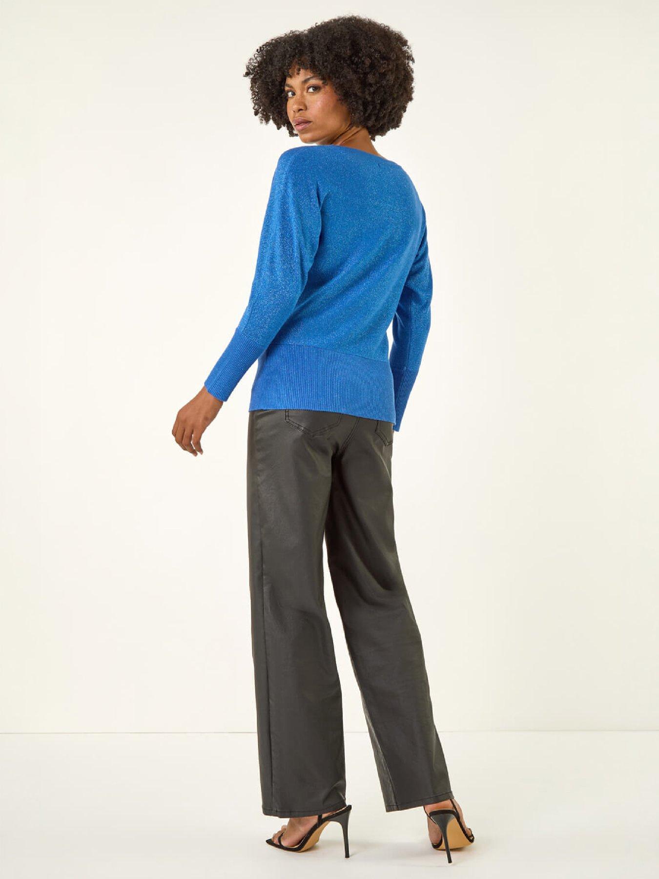 Image 3 of 4 of Roman Floral Sequin Knit Jumper