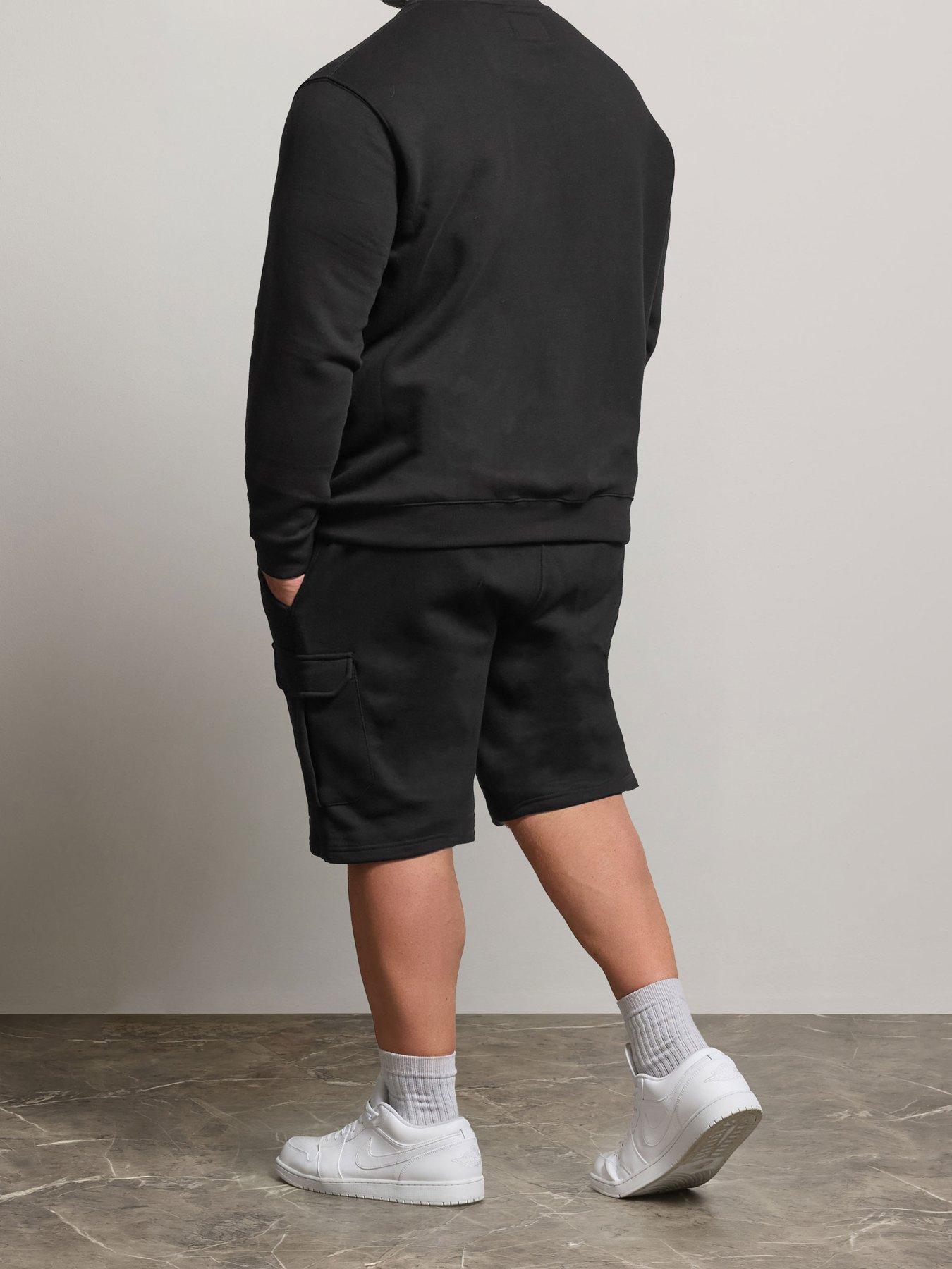 Image 2 of 4 of BadRhino Badrhino Jersey Cargo Shorts - Black
